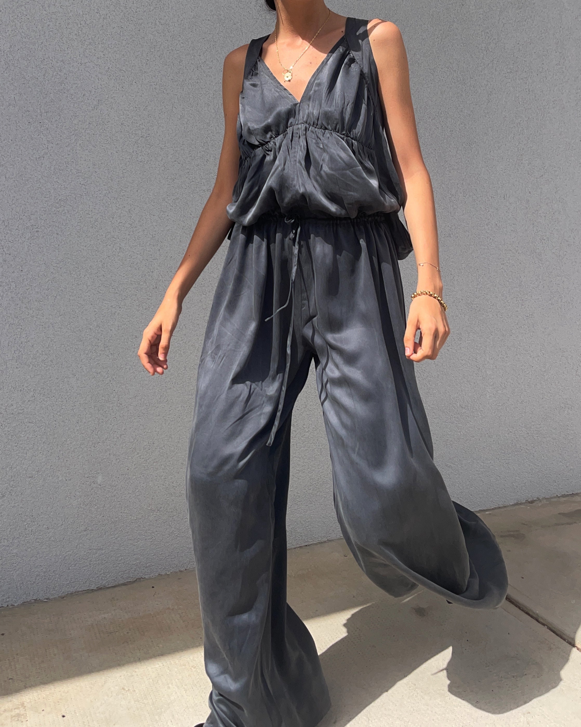 Silk jumpsuit