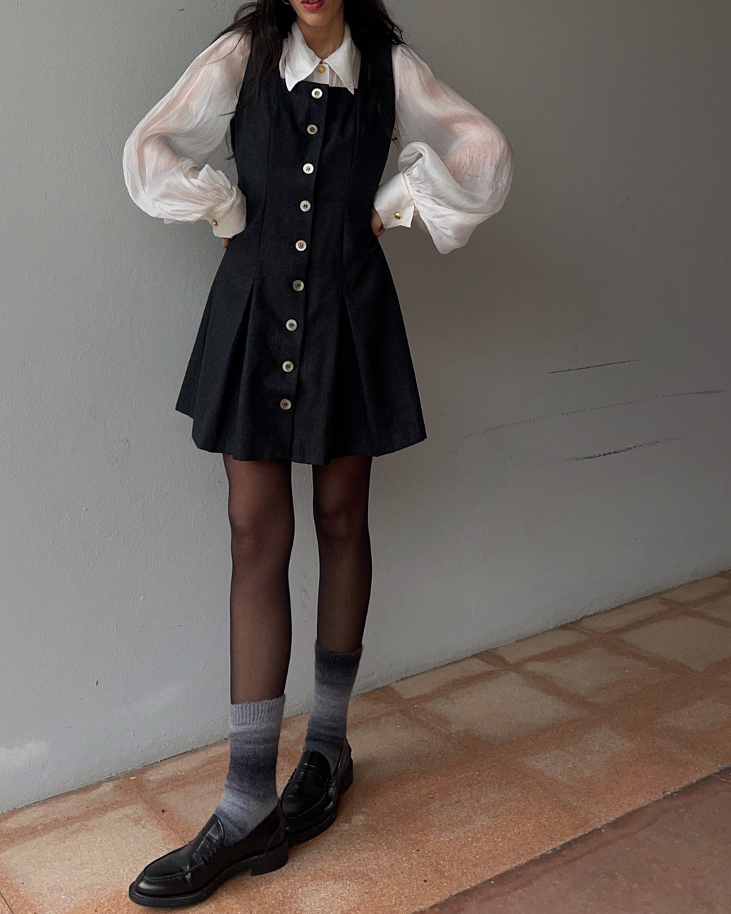 Mercoledì wool dress