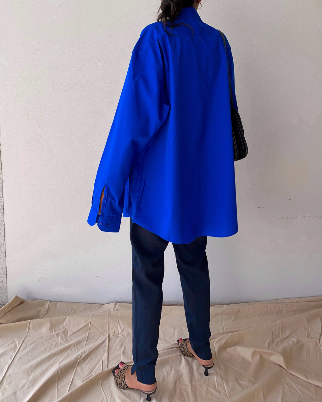 Camicione blu elettrico