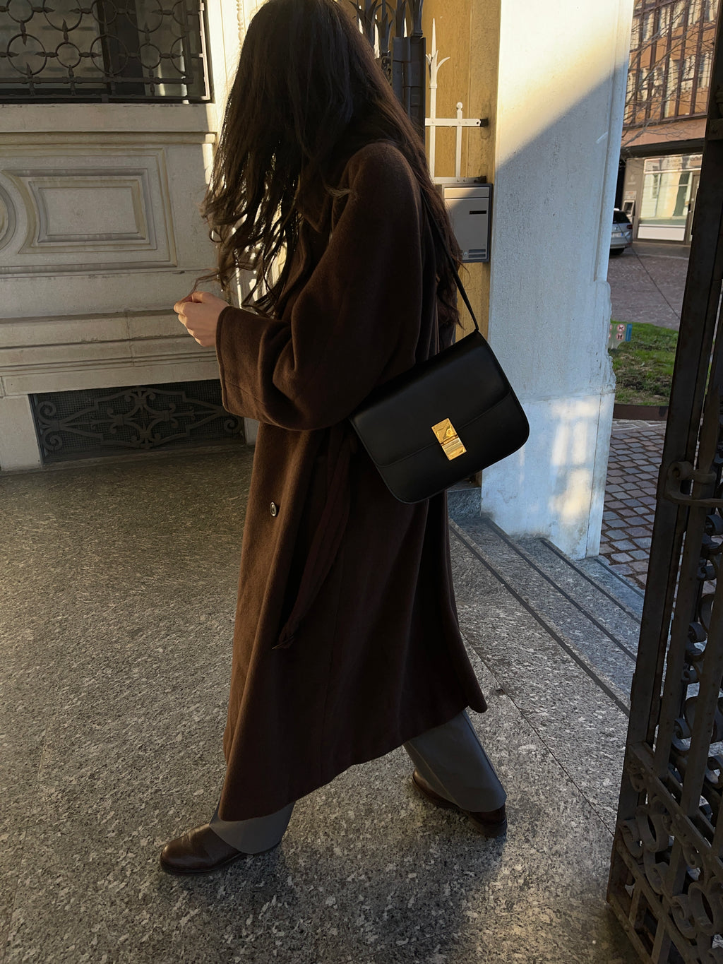 Max and co iconic chocolate coat