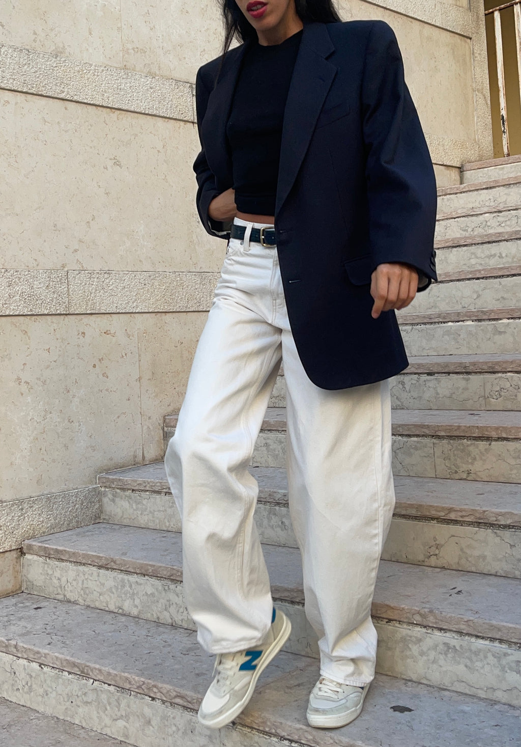 Burberry blue wool blazer