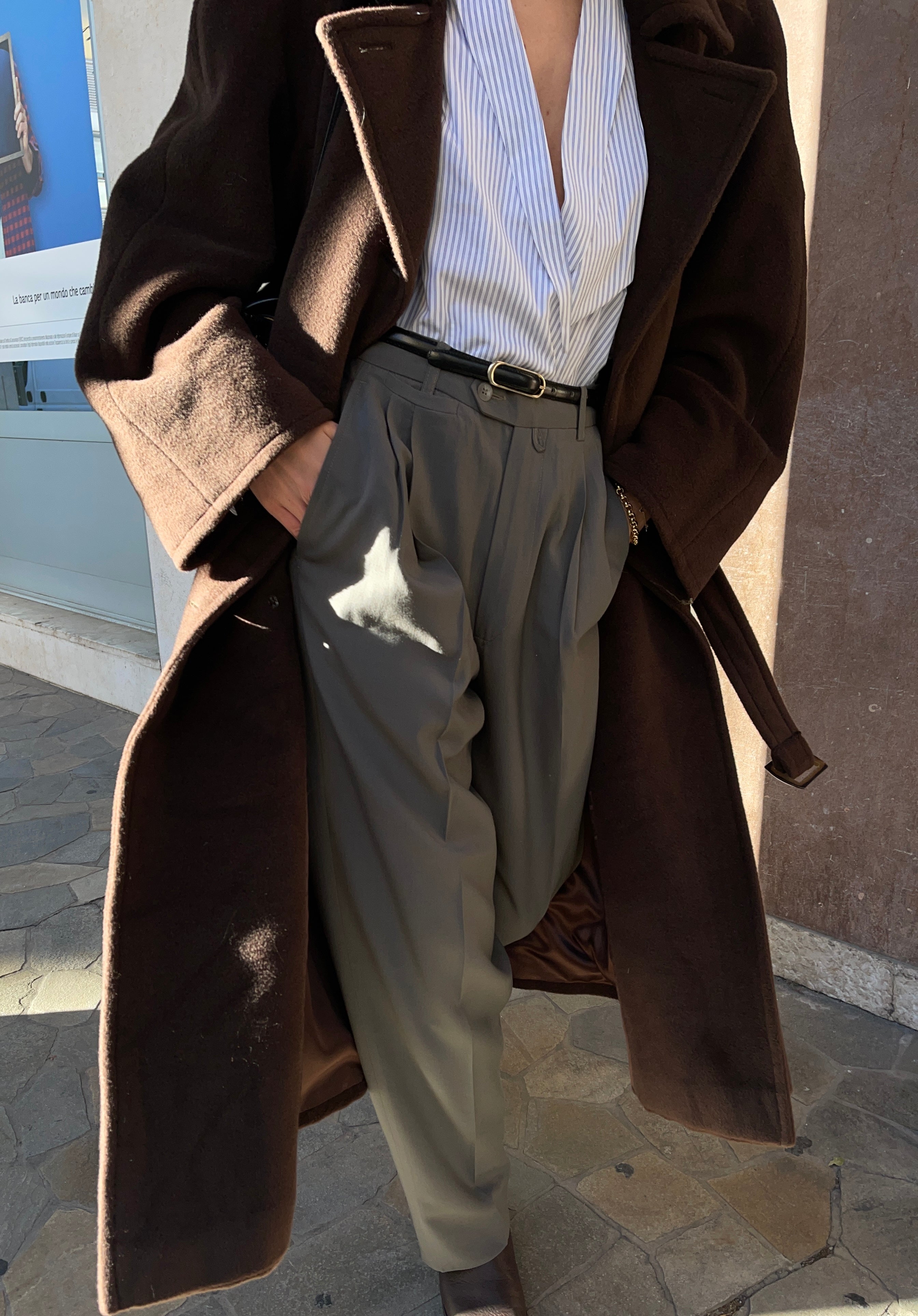Max and co iconic chocolate coat