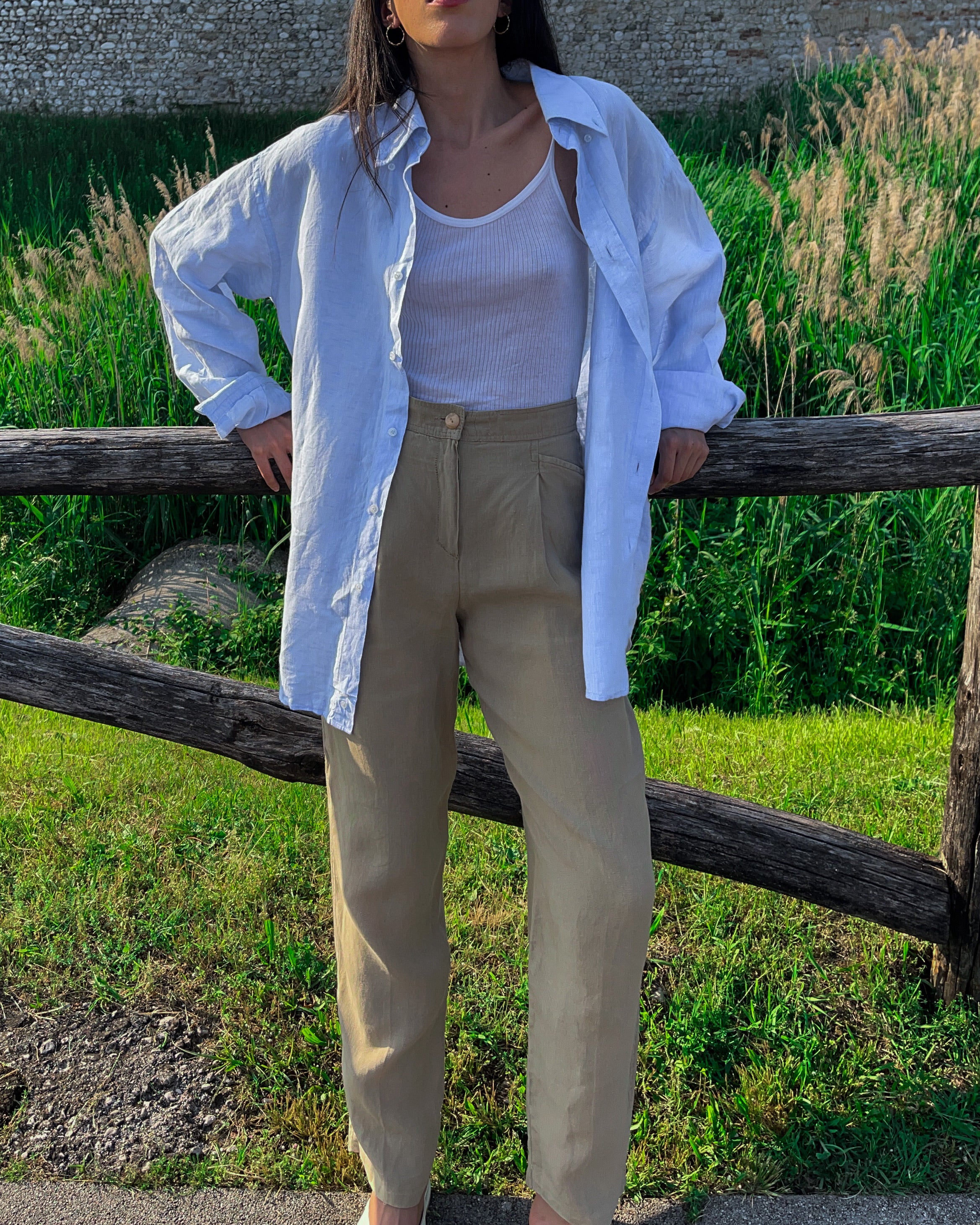 Camicia Lino Les  copain