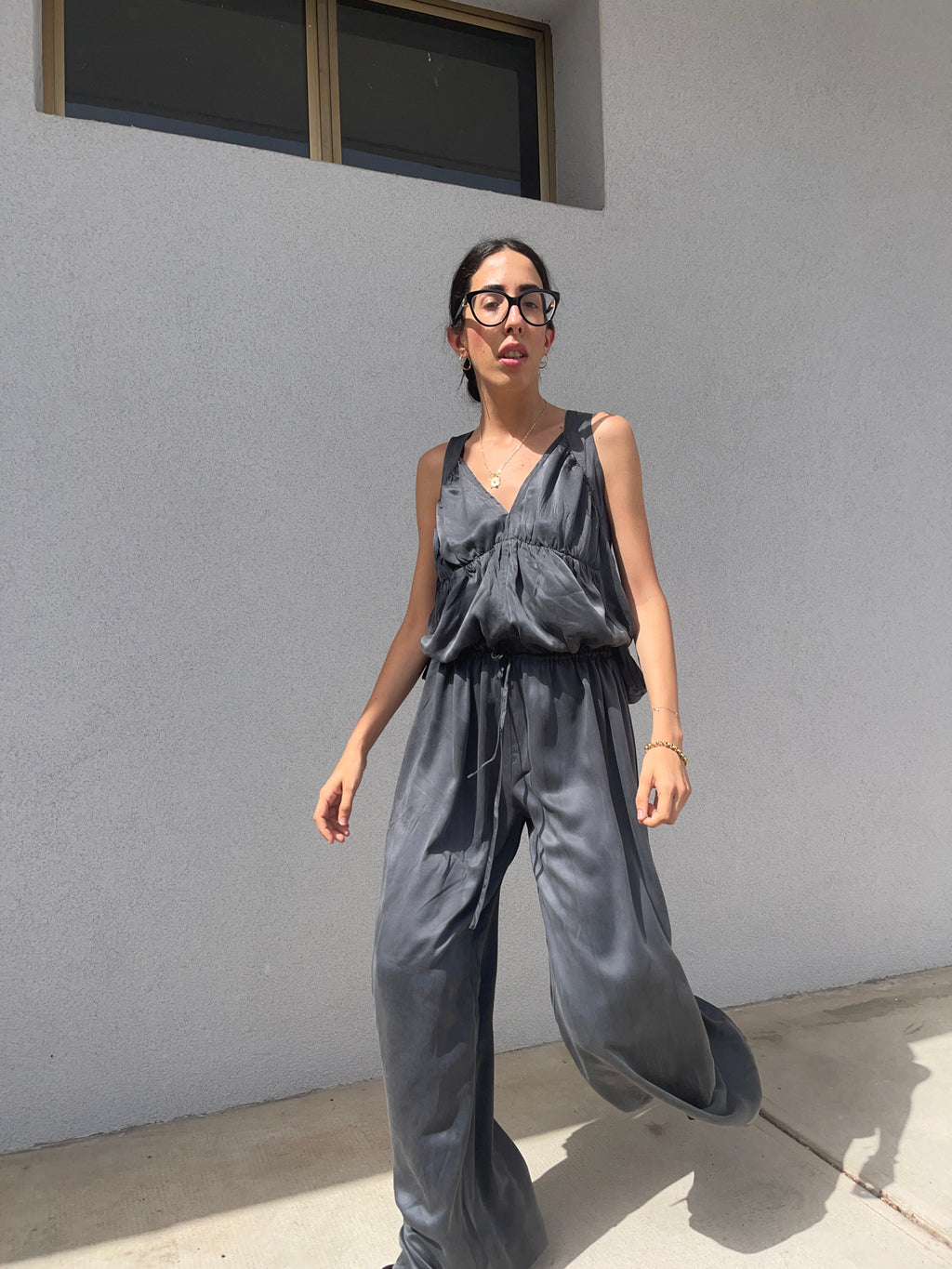 Silk jumpsuit