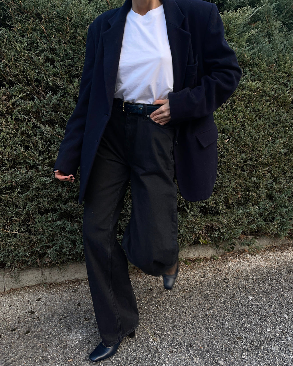 Blazer oversize blue