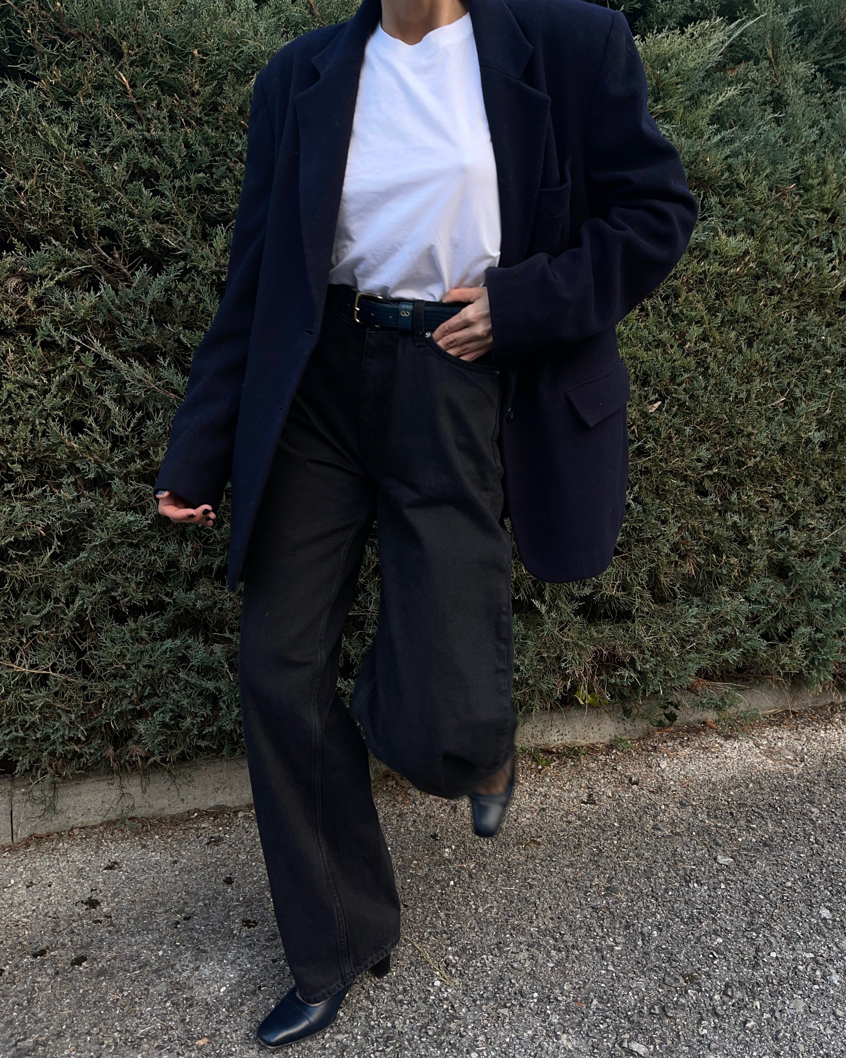 Blazer oversize blue
