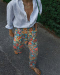 Funny but chic linen  trousers