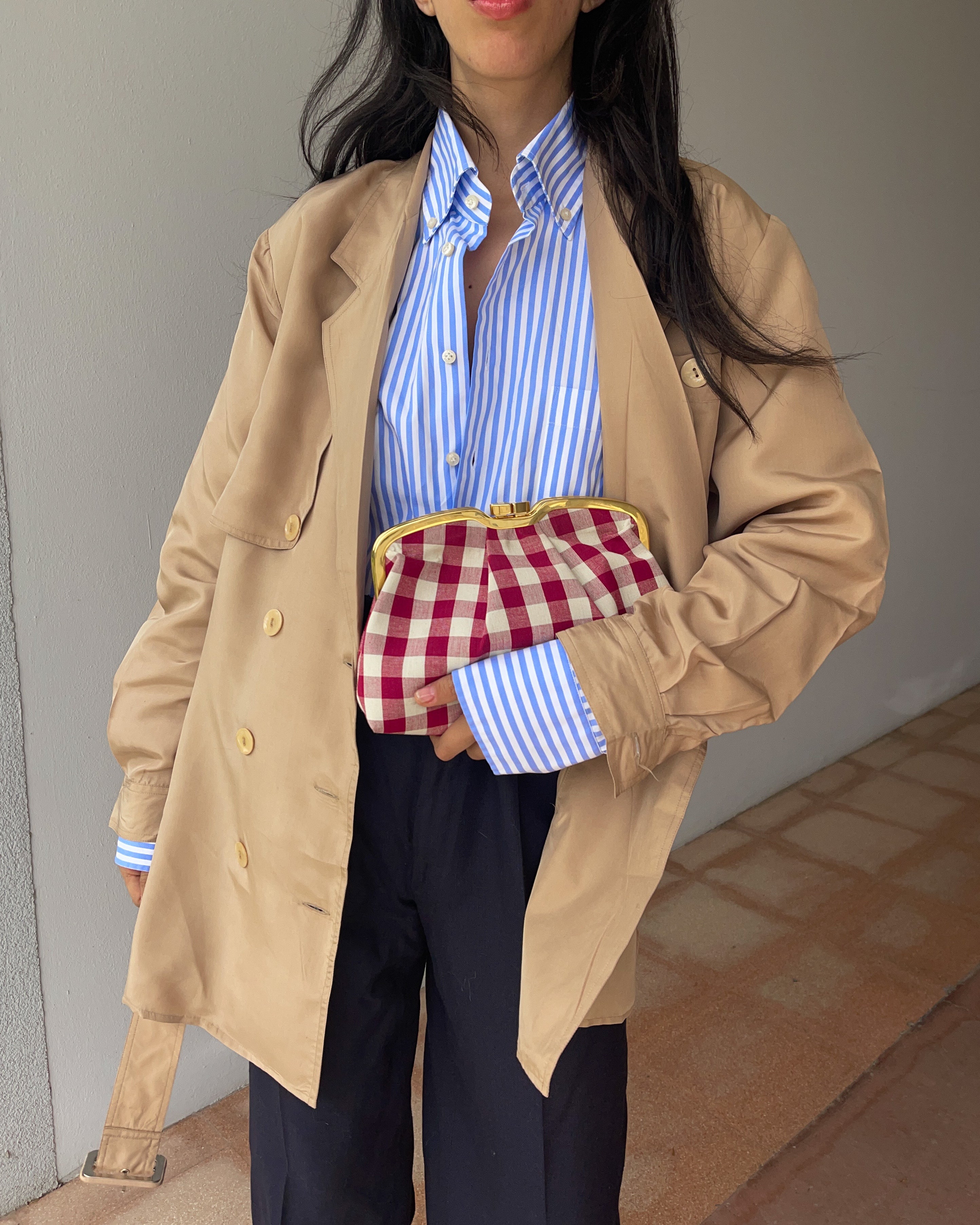 100 silk trench coat