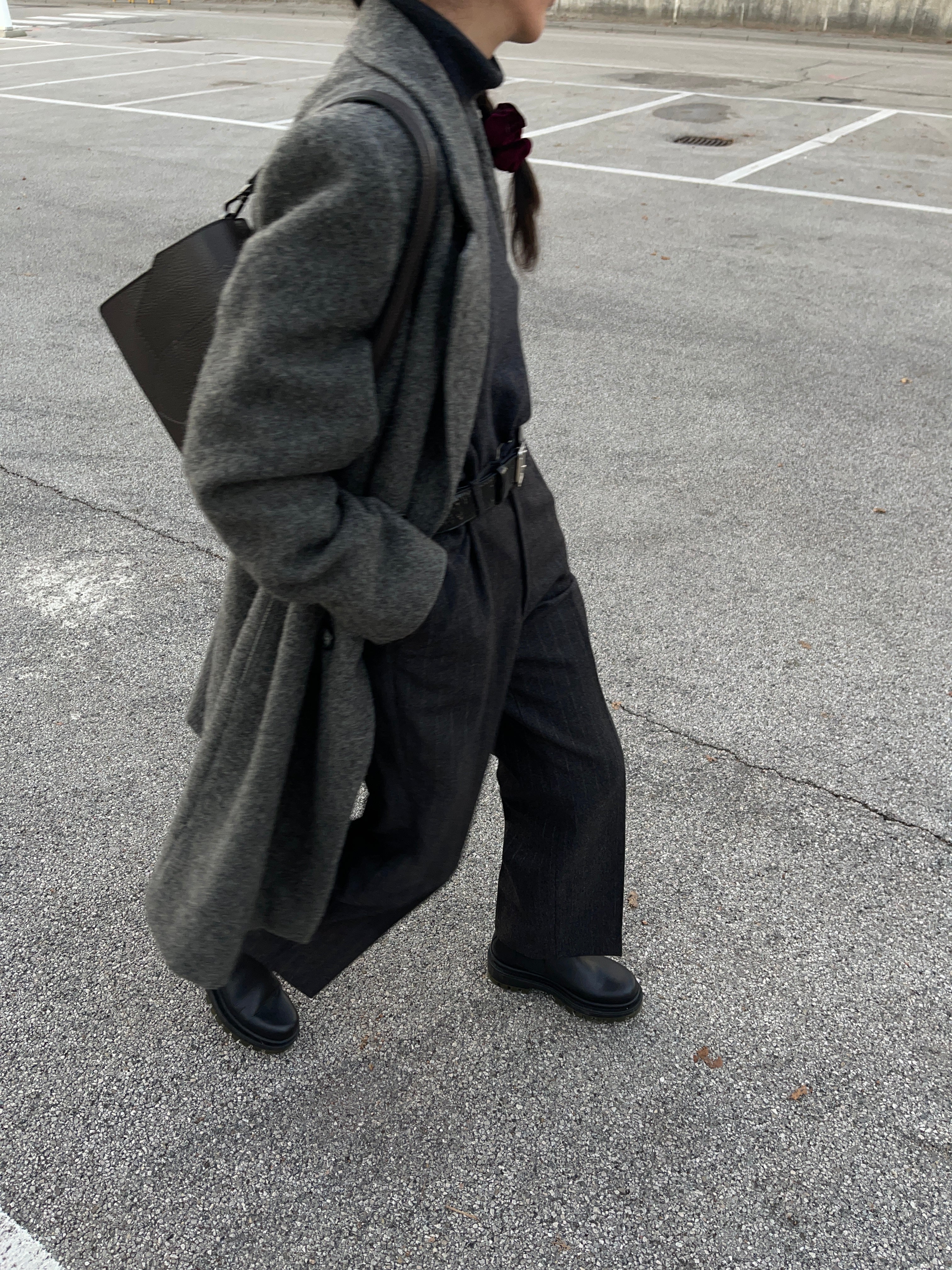 Pantaloni uomo 100 lana spessa