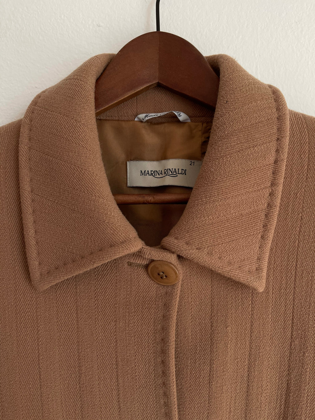 Marina Rinaldi camel coat