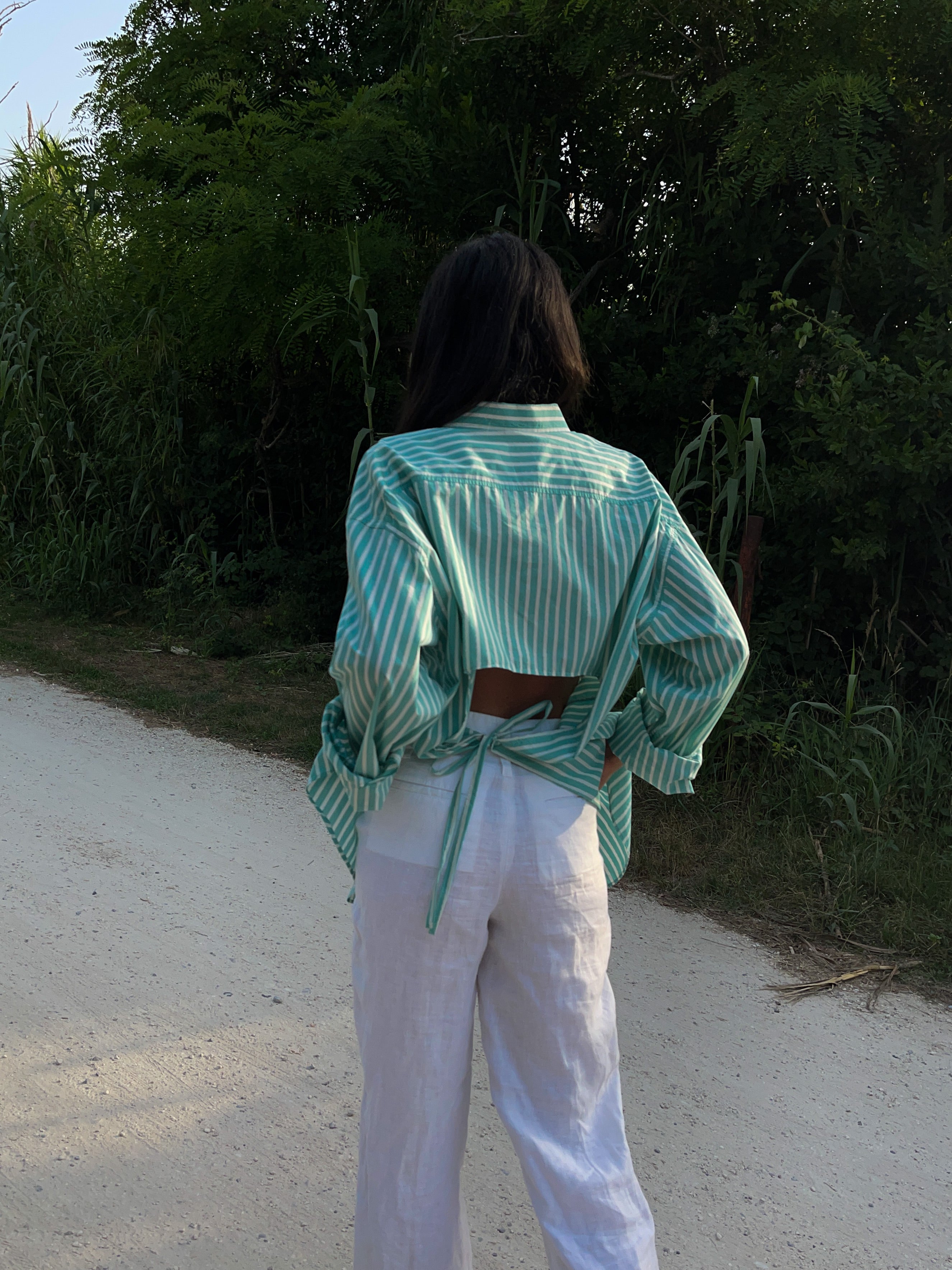 Green shirt