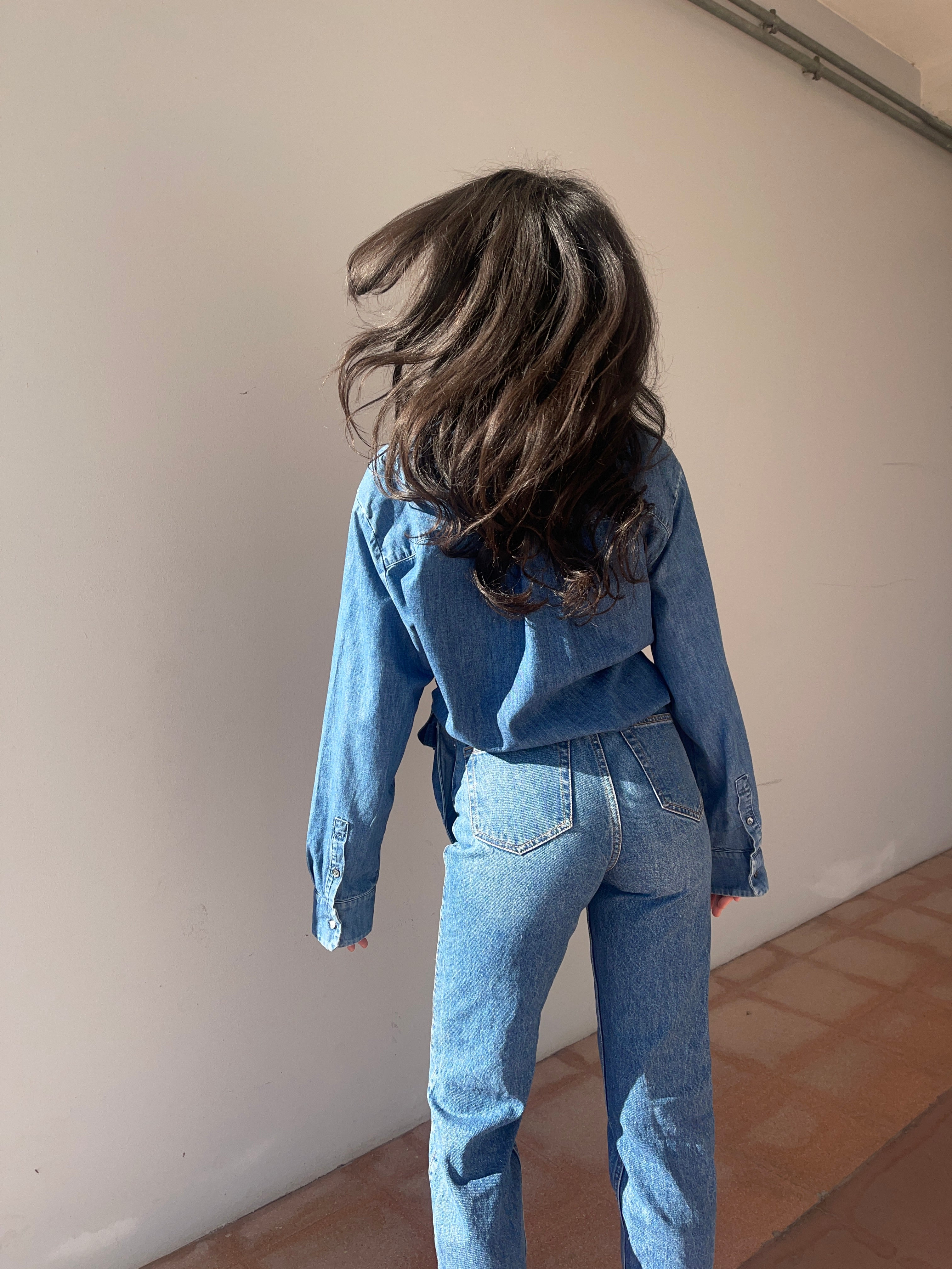 weekend maxmara denim shirt