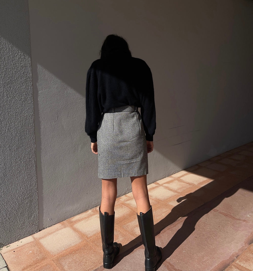 Angora blend turtleneck