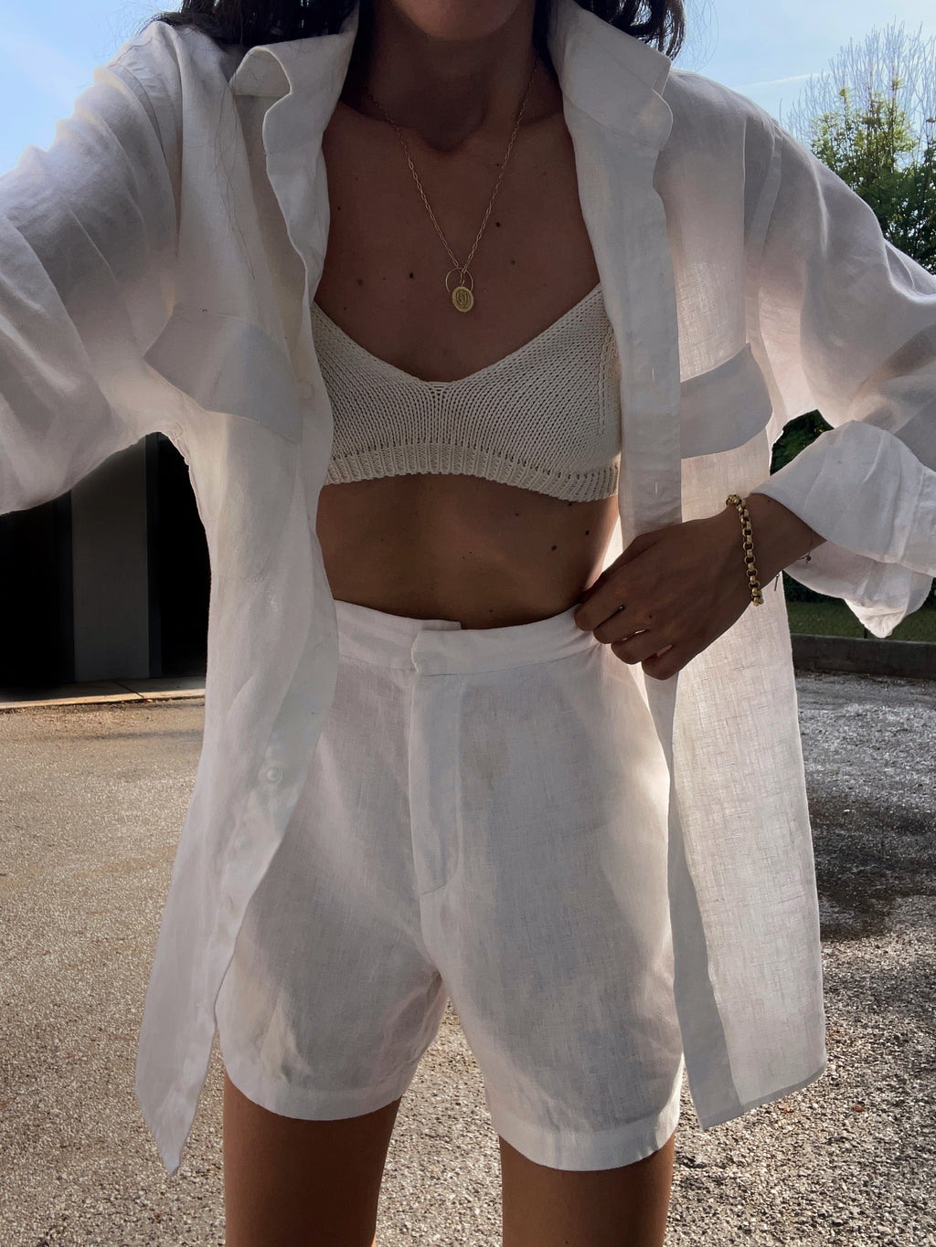 100 linen shirt