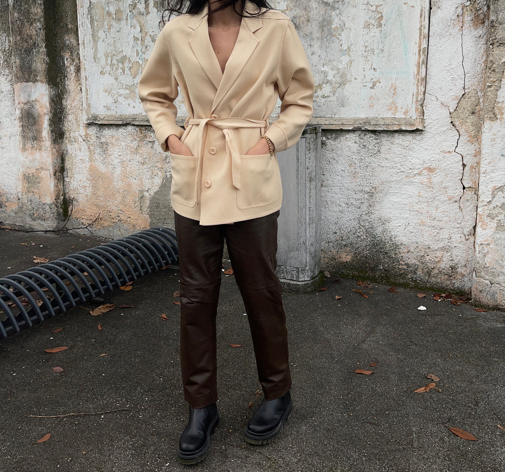 Tessuti Marzotto cream blazer