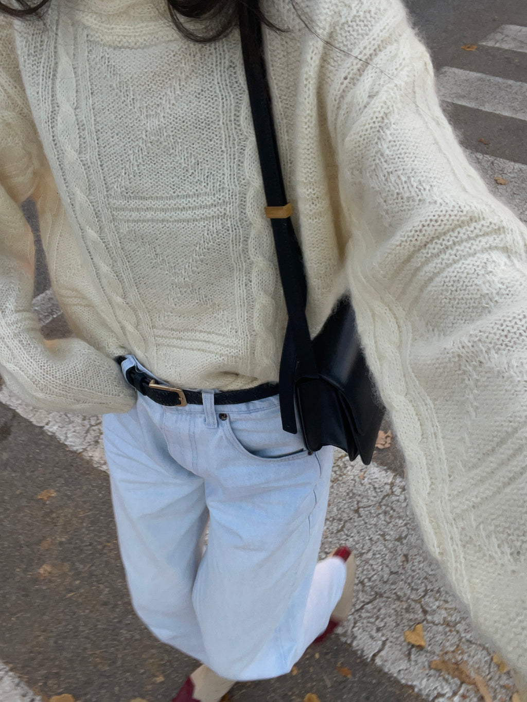 Wool ivory jumper