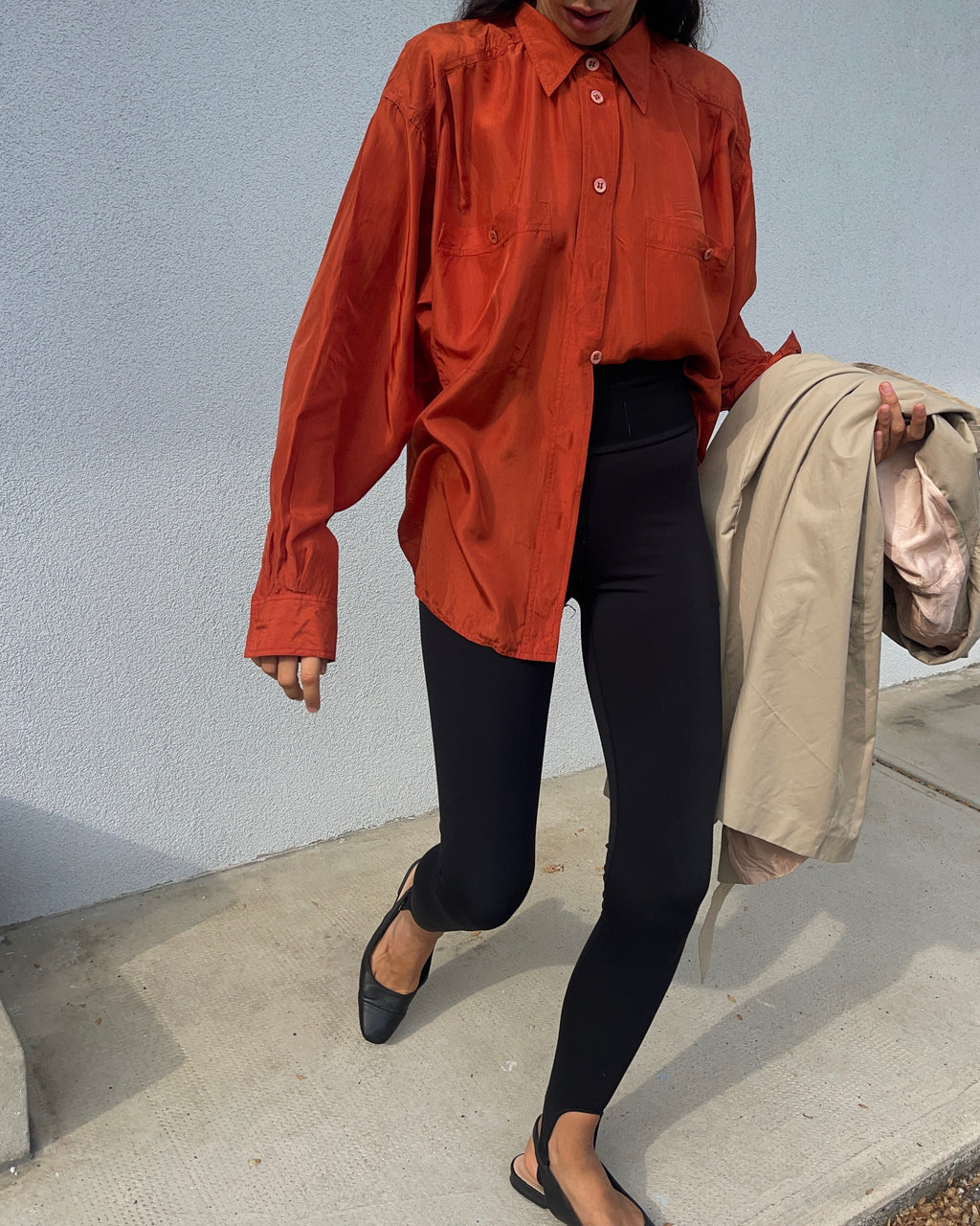 100% silk shirt