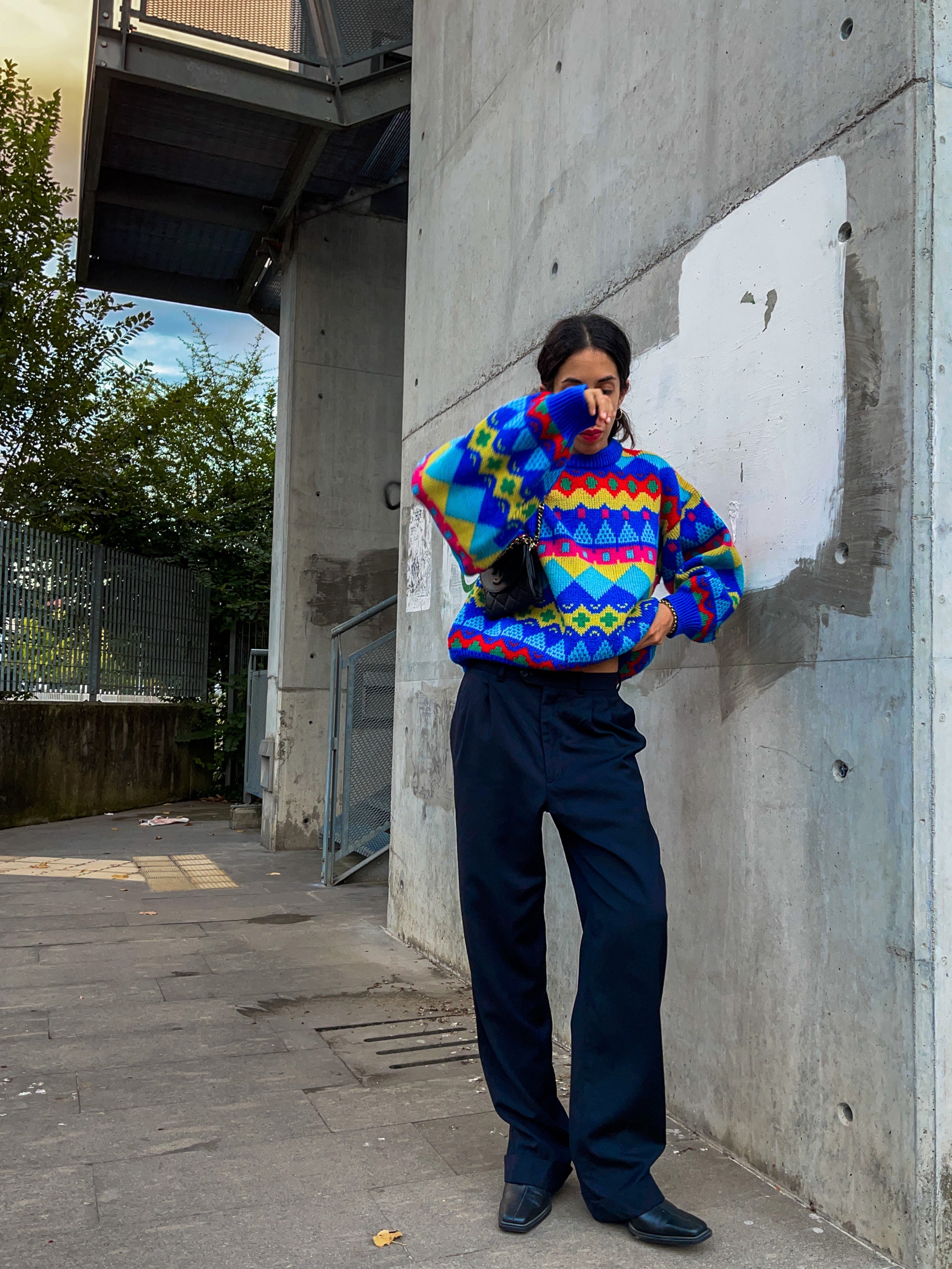 Colourful jumper