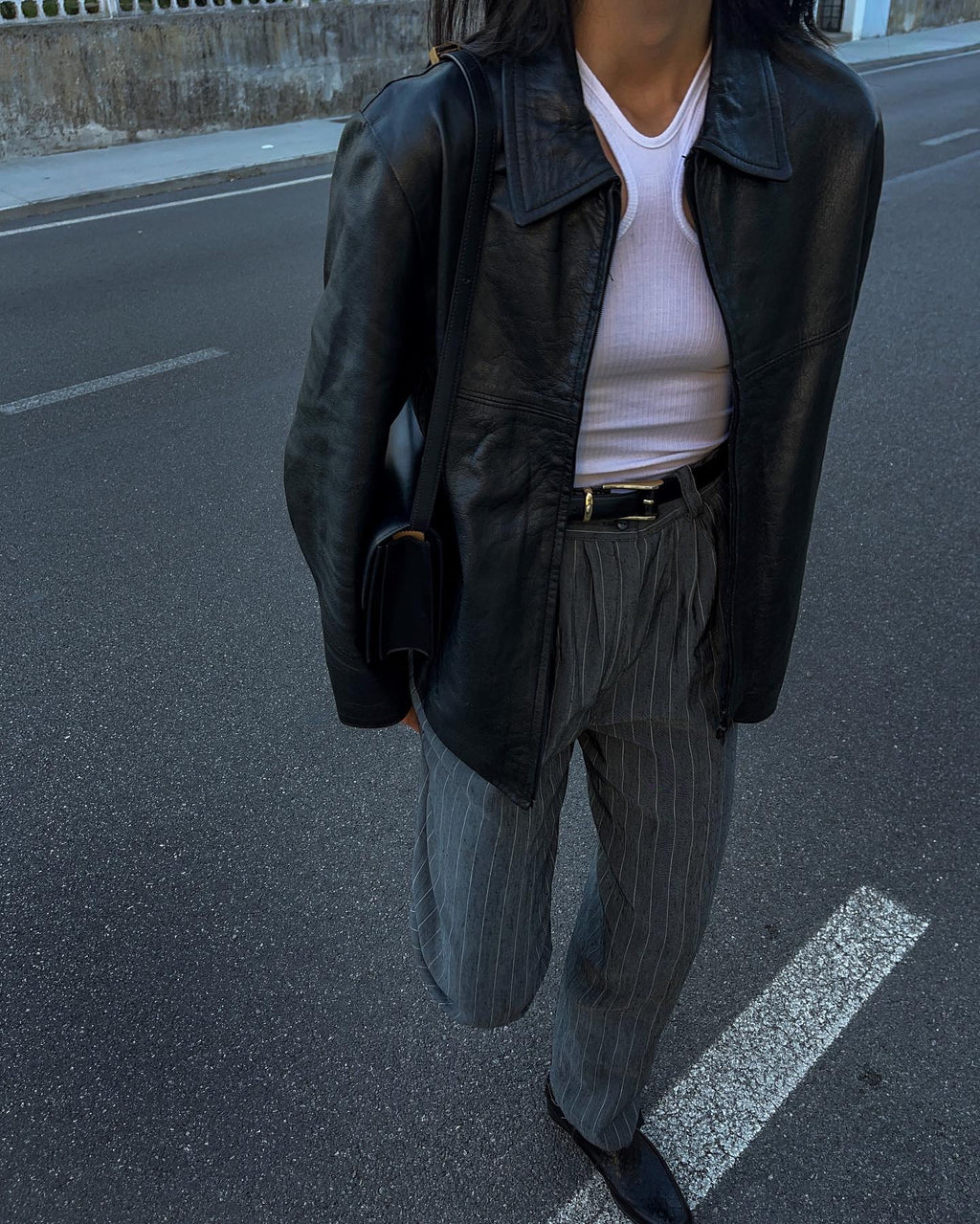 Leather jacket