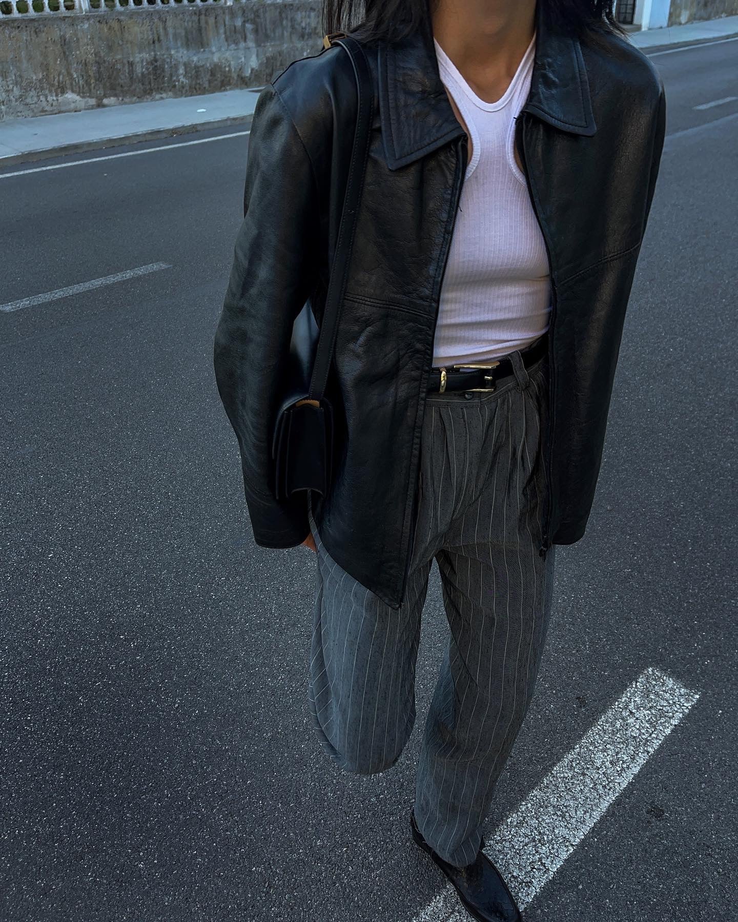 Leather jacket