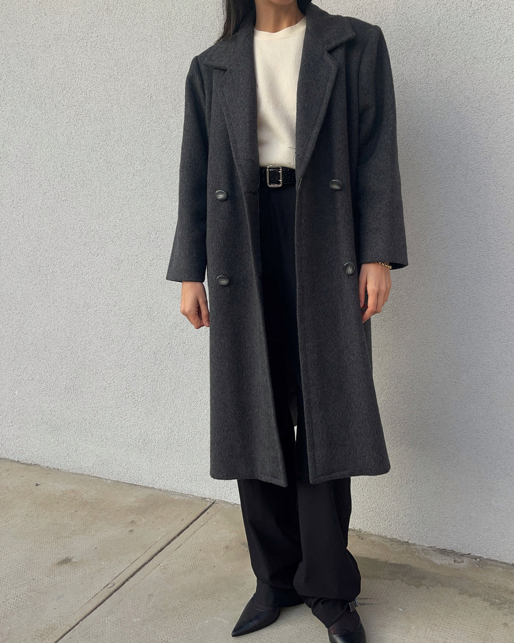 Grey coat
