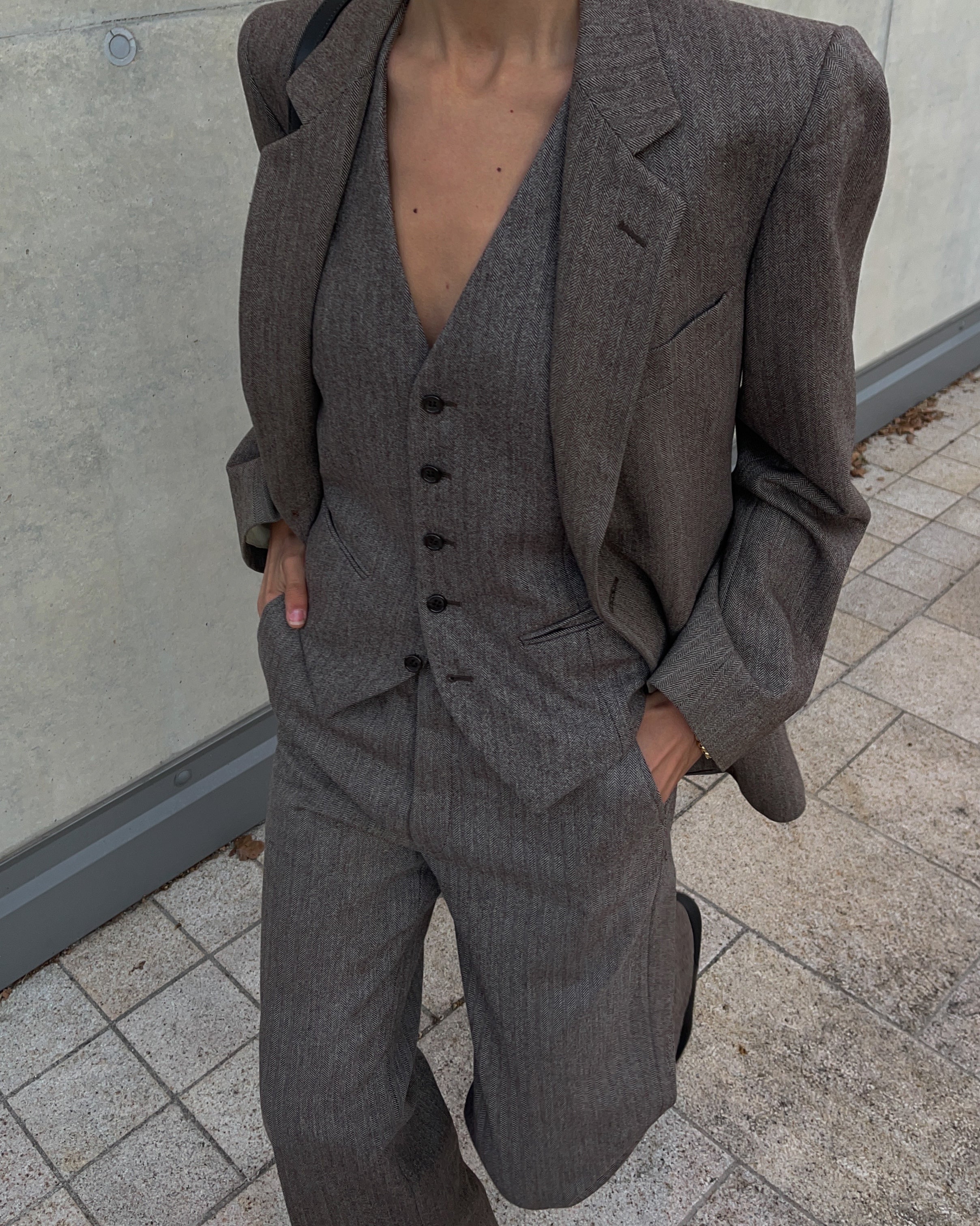 3 pieces wool suit