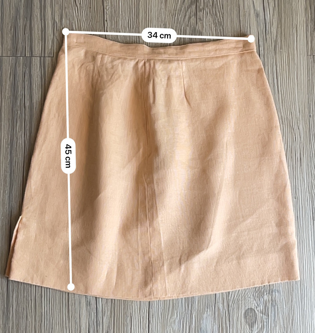 Pale orange sartorial co-ord