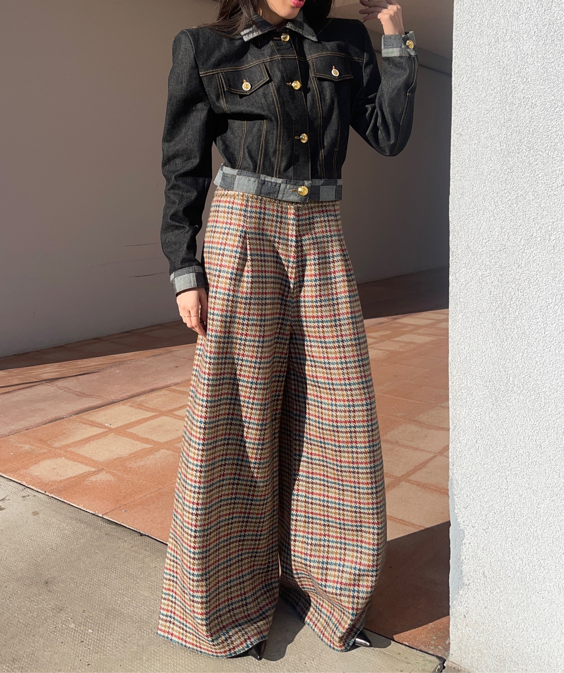 100 wool sartorial trousers