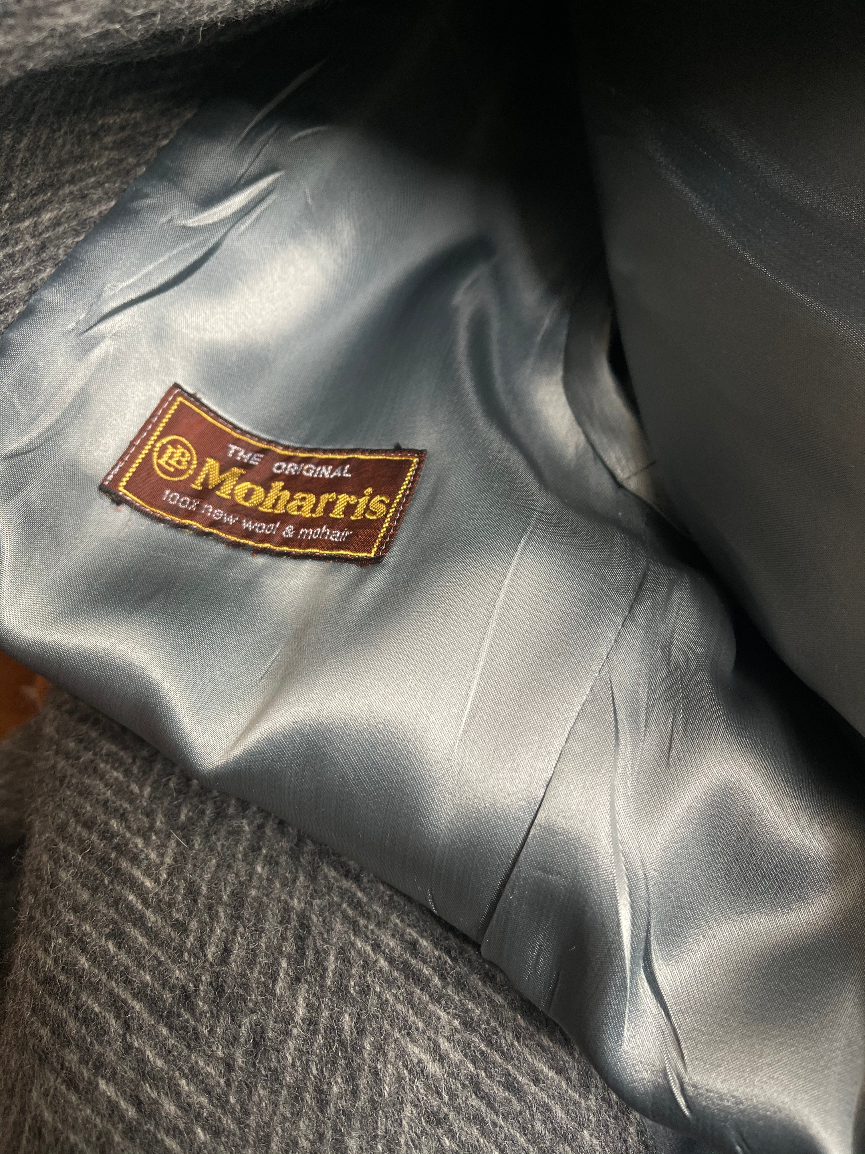Spigato mohair coat