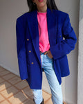 electric blue blazer
