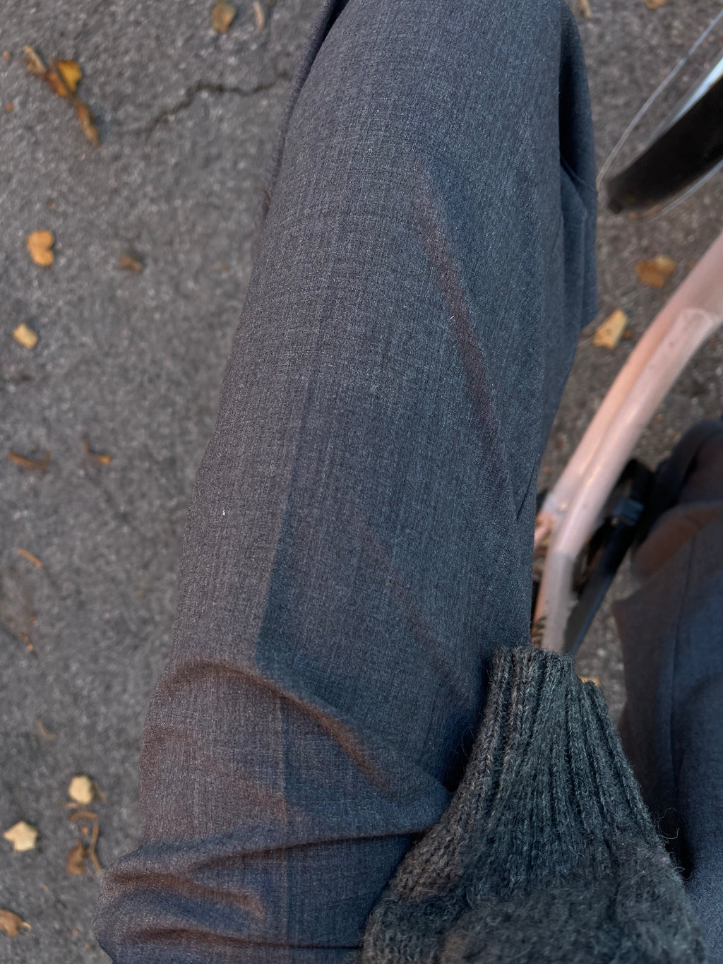 Grey trousers