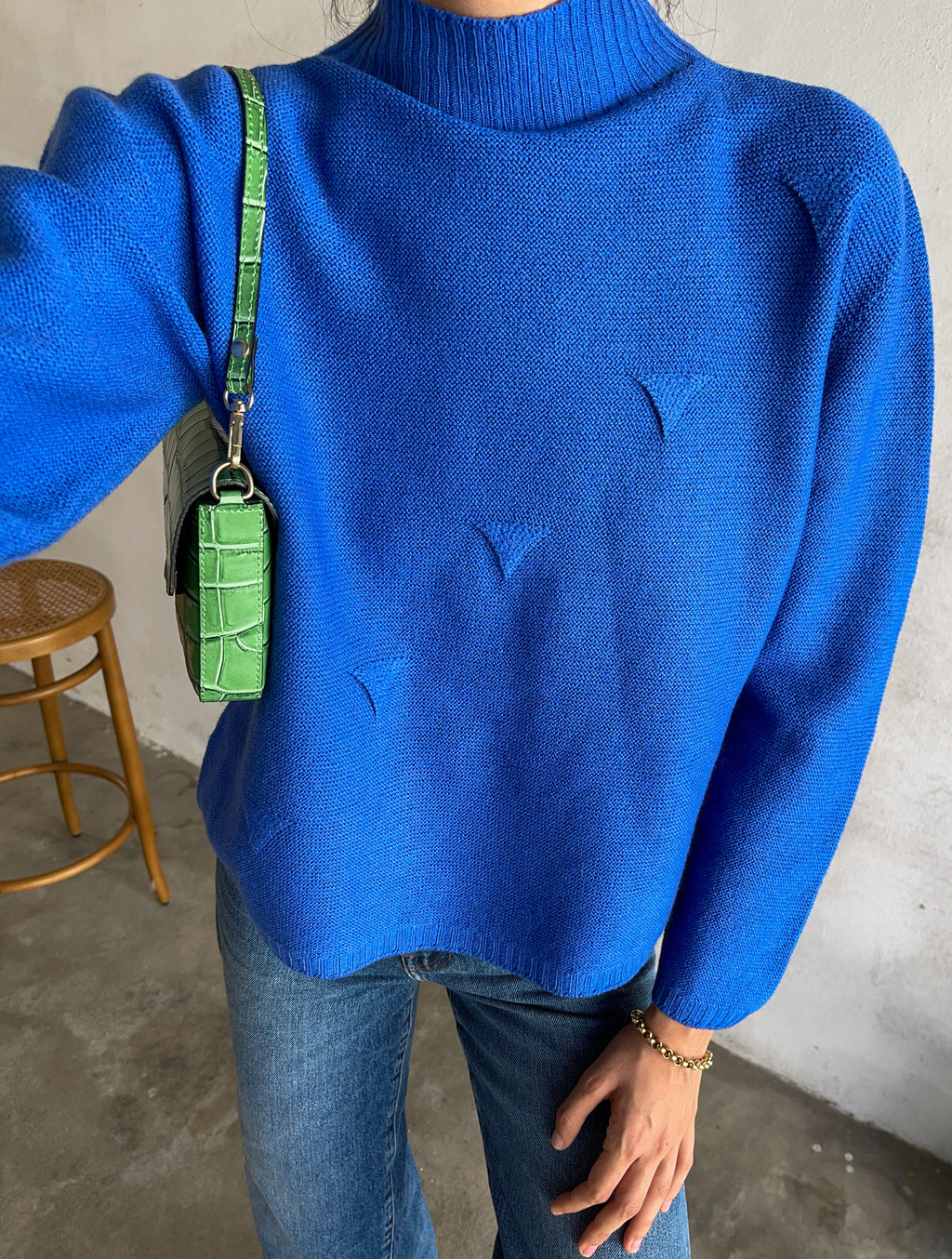 Electric blue vintage
