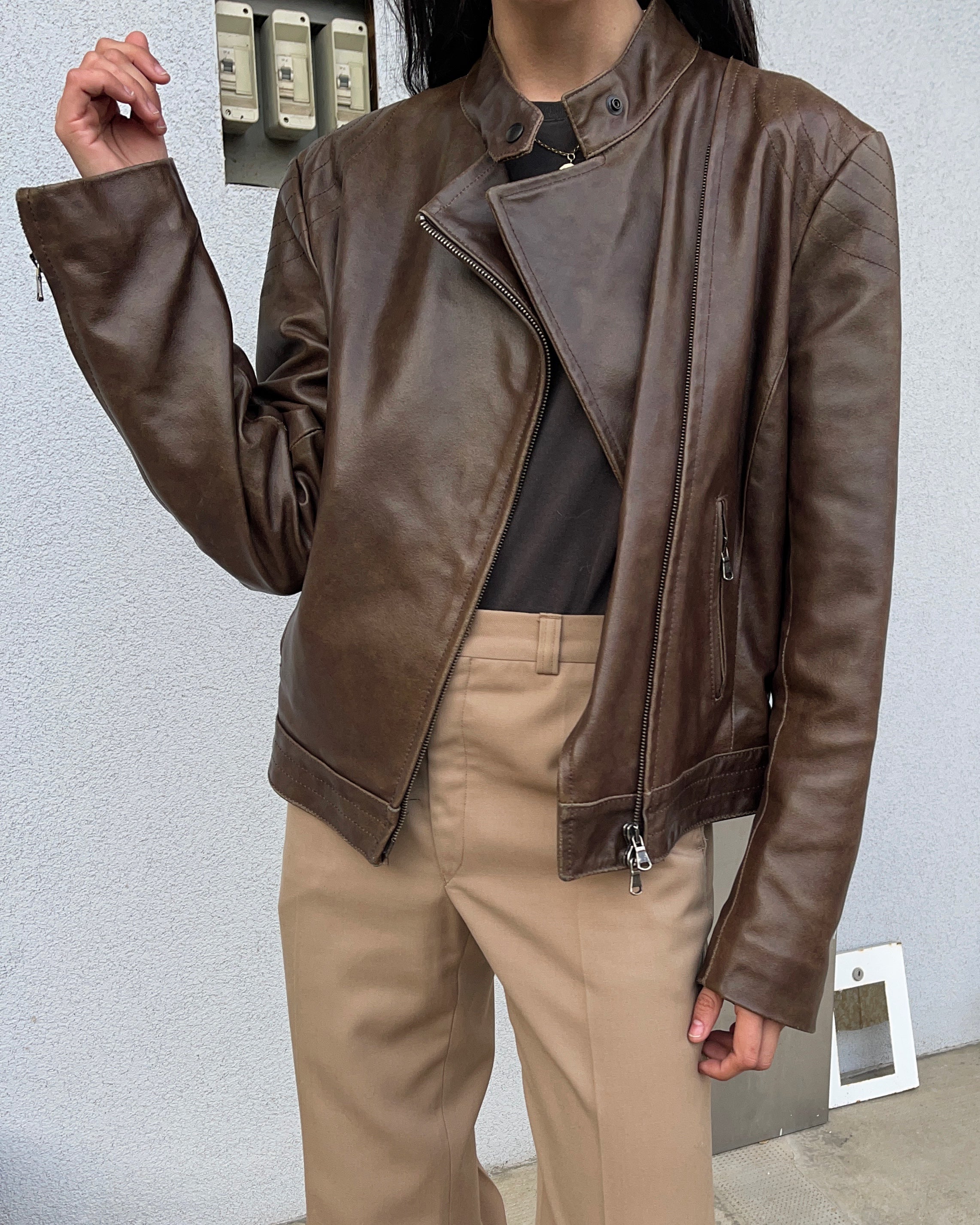 Leather jacket