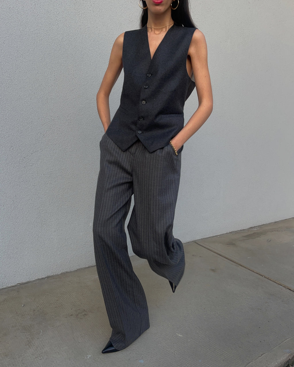 Gilet Lana grigio