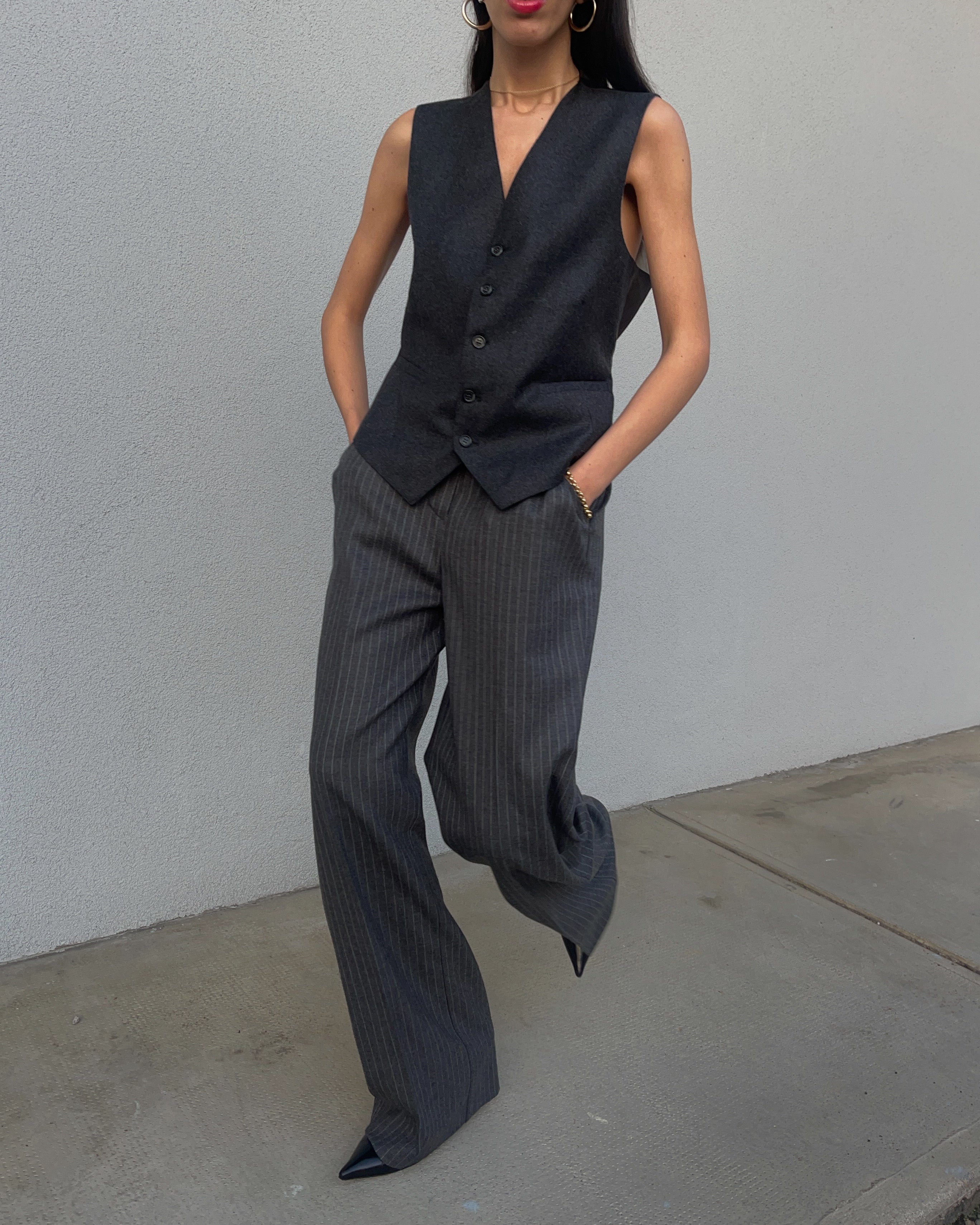 Gilet Lana grigio