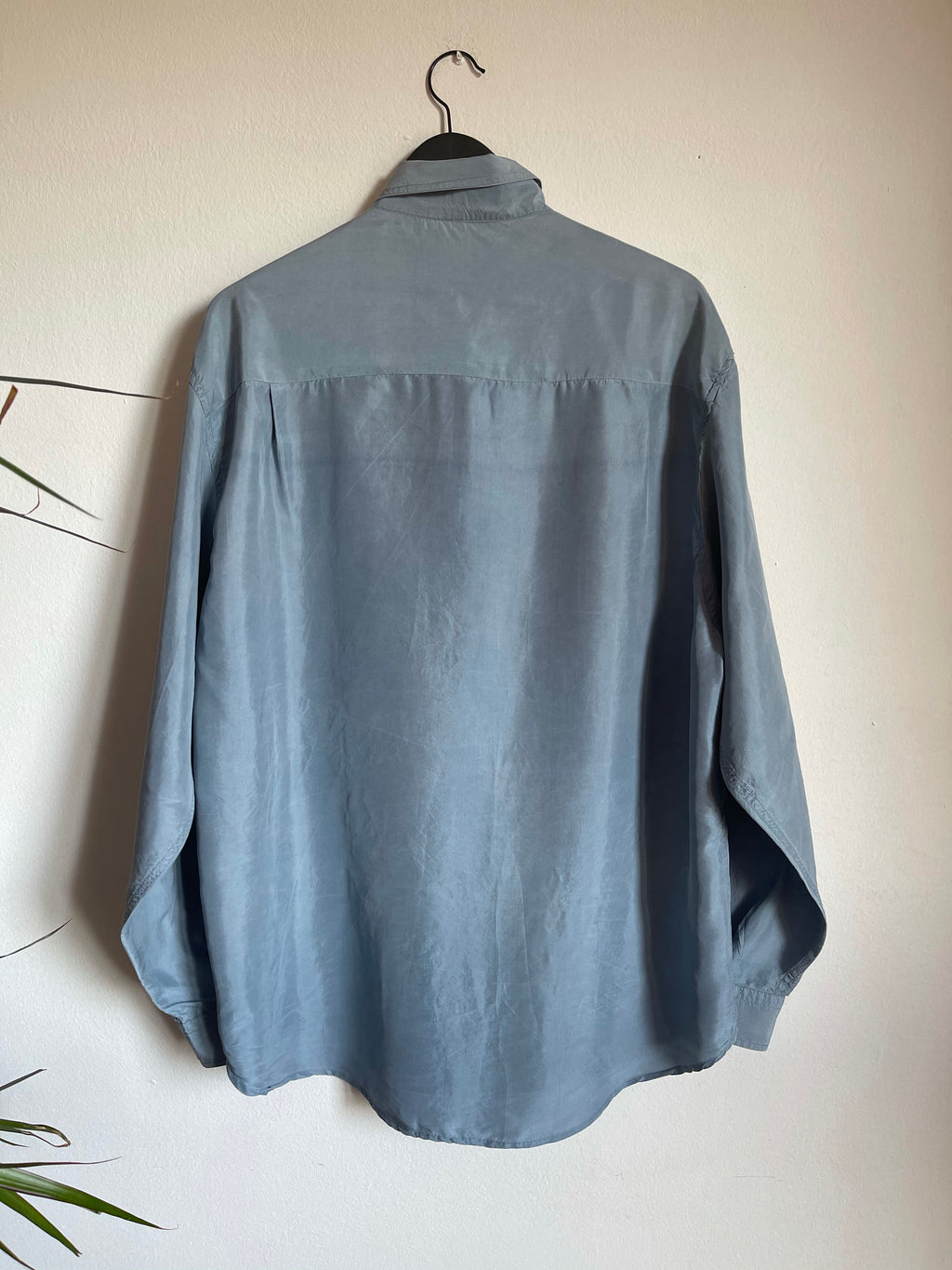 100% silk ceruleo shirt