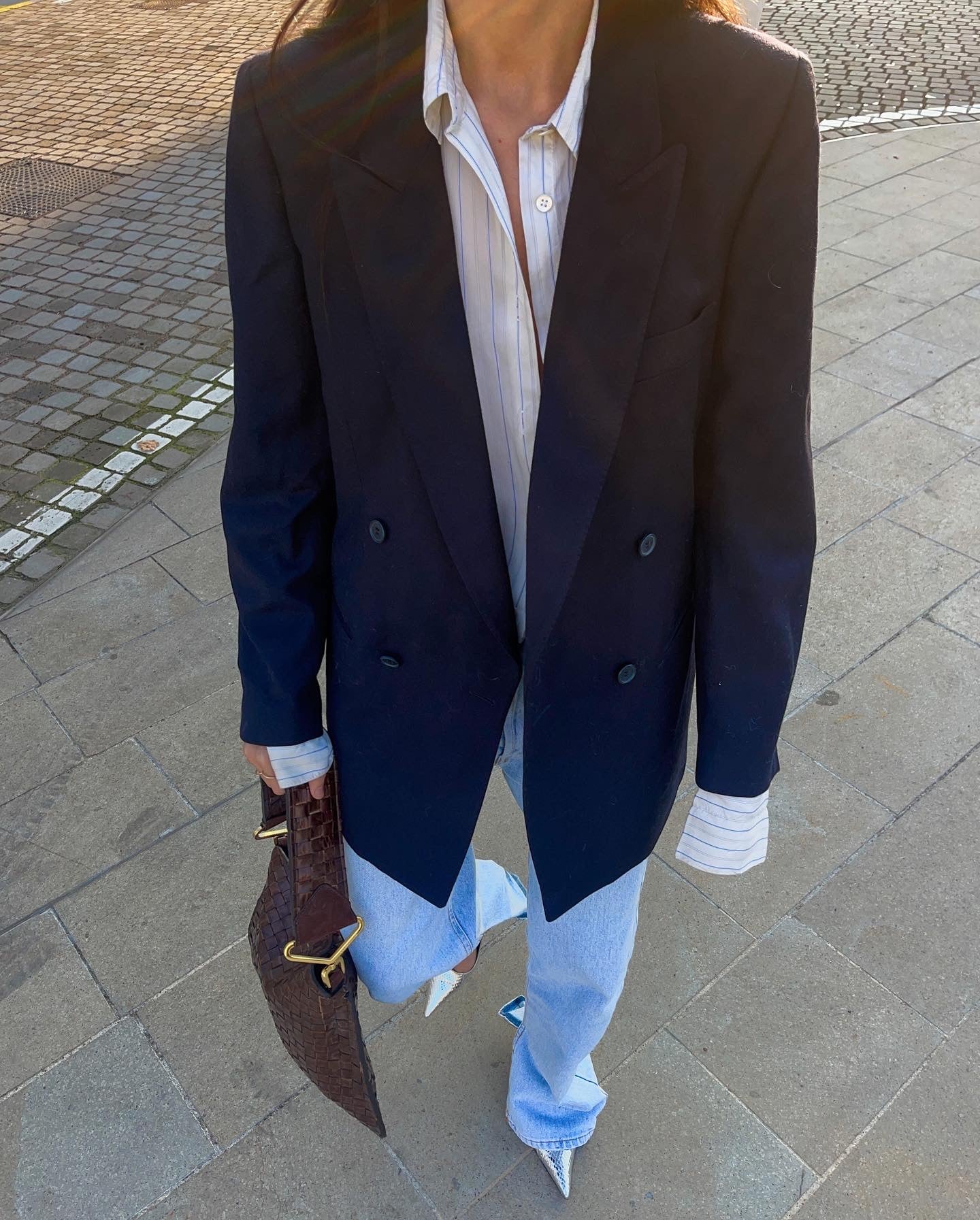 Blue  wool blazer