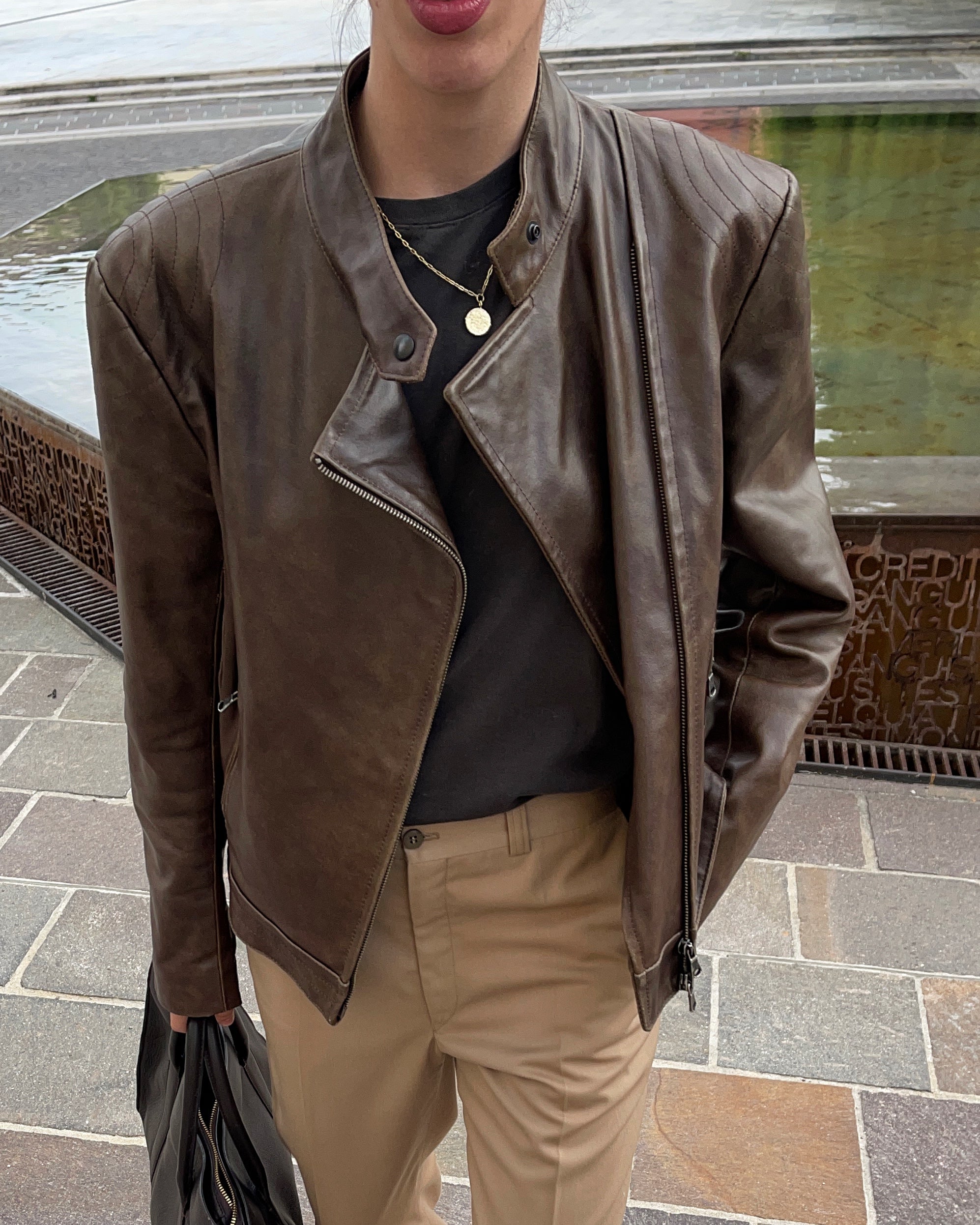 Leather jacket
