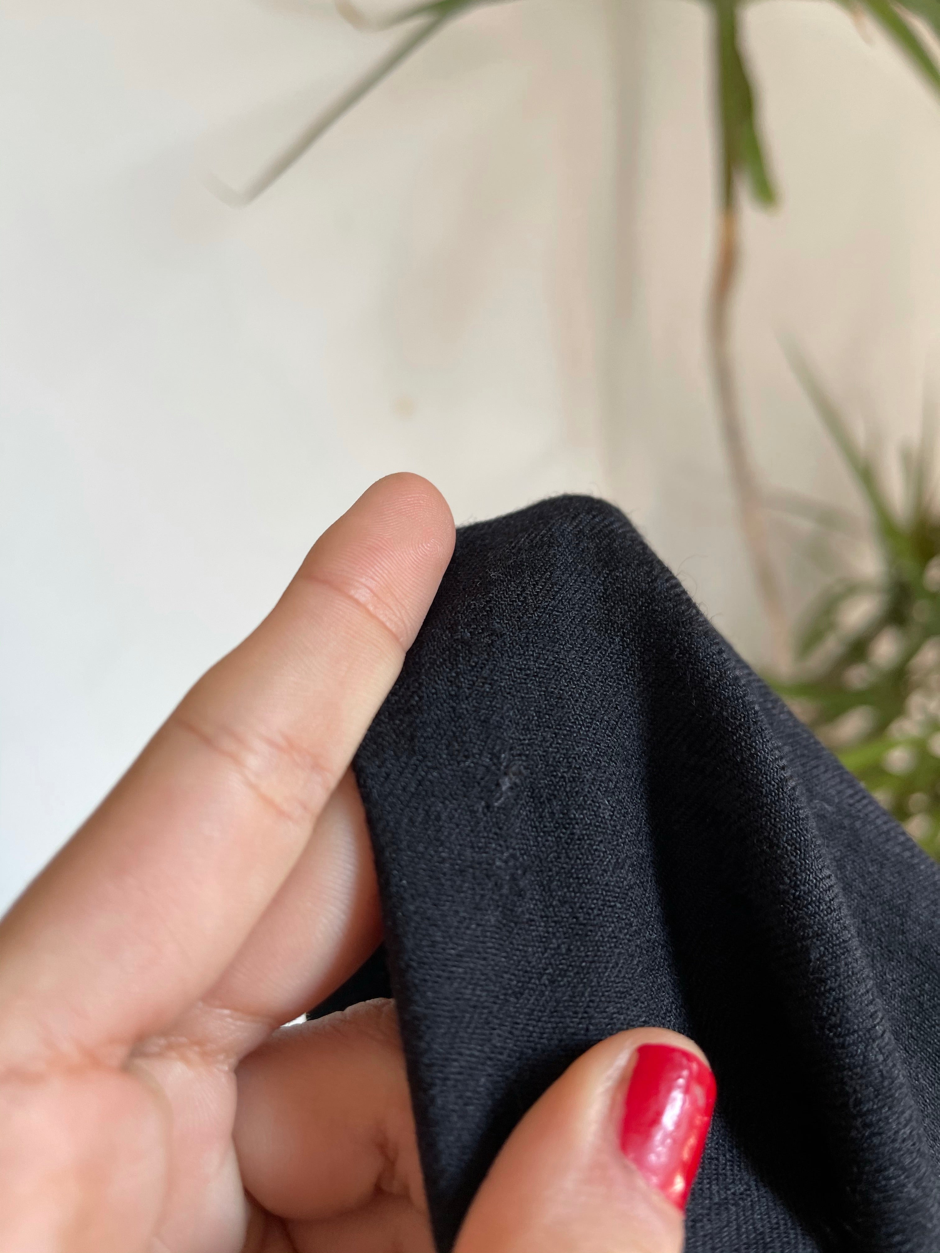 100 wool  jacquard trousers