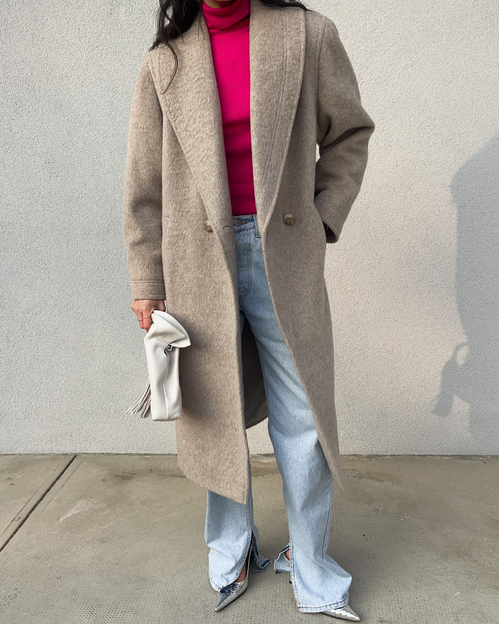 Alpaca wool coat