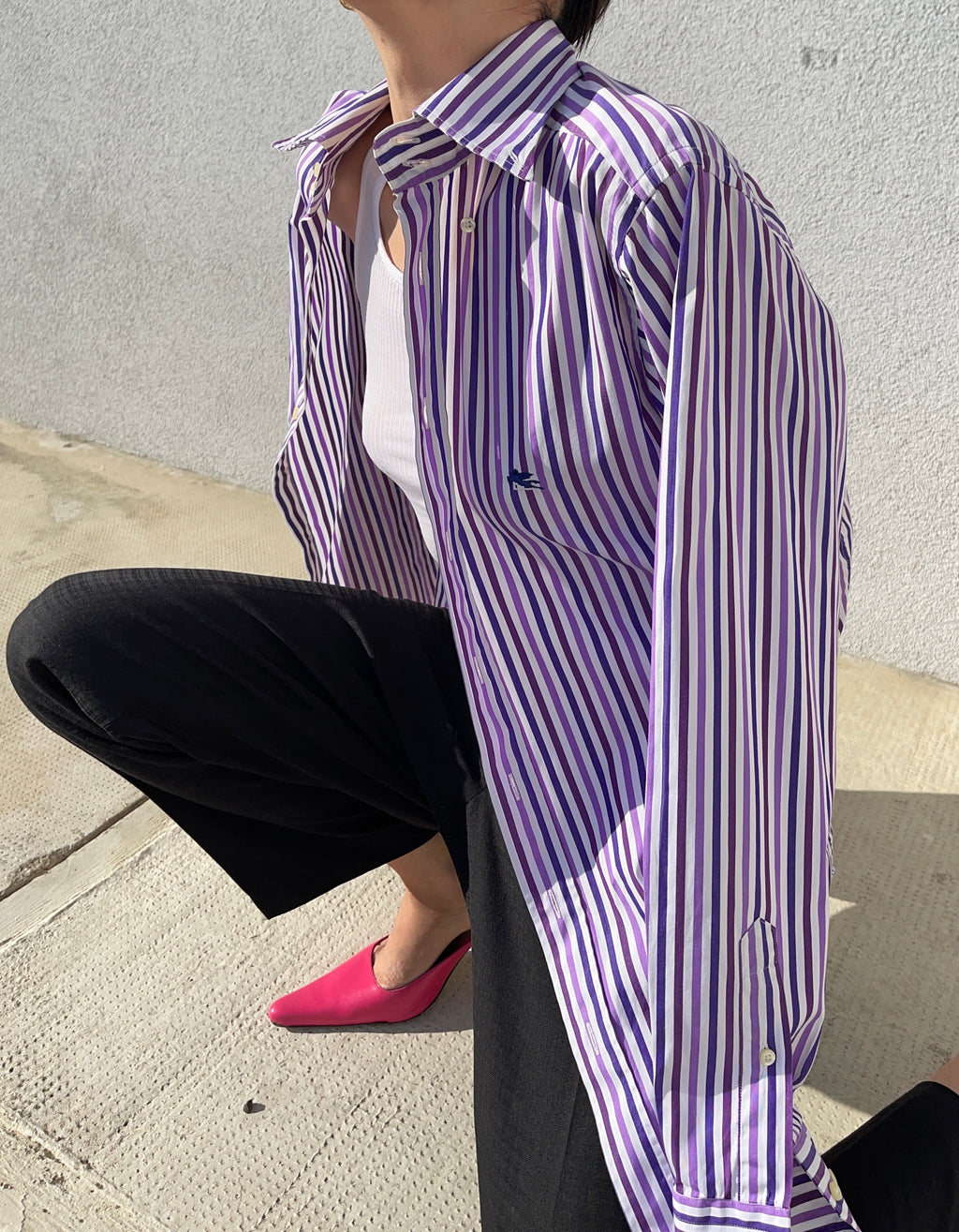 ETRO MILANO striped shirt