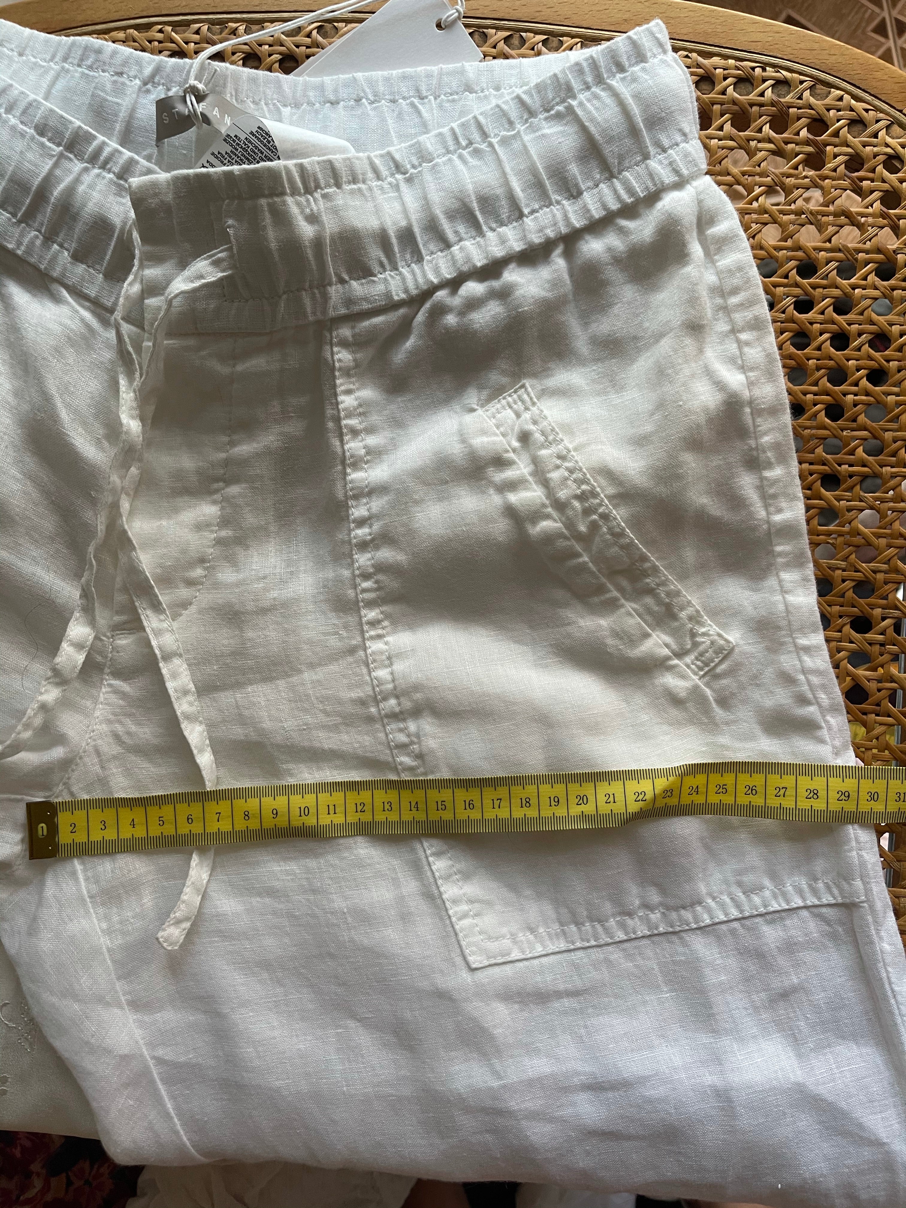 100% linen Stefanel trousers