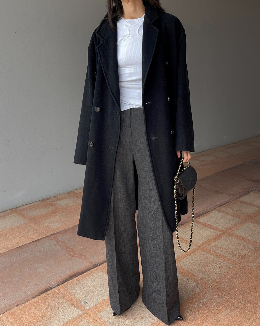 Max & co black coat
