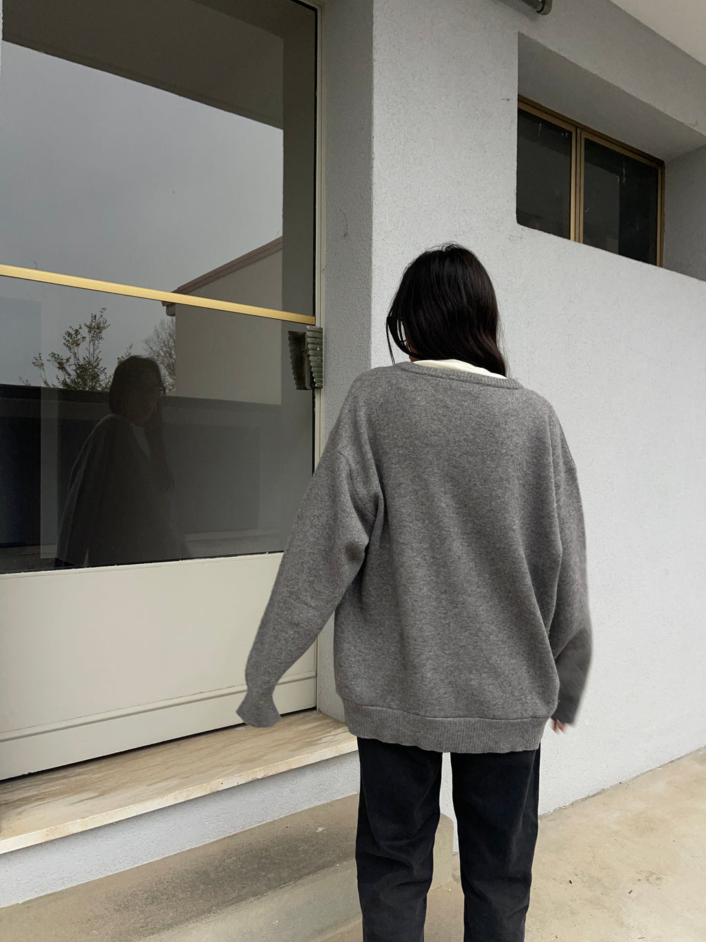 Oversize wool jumper