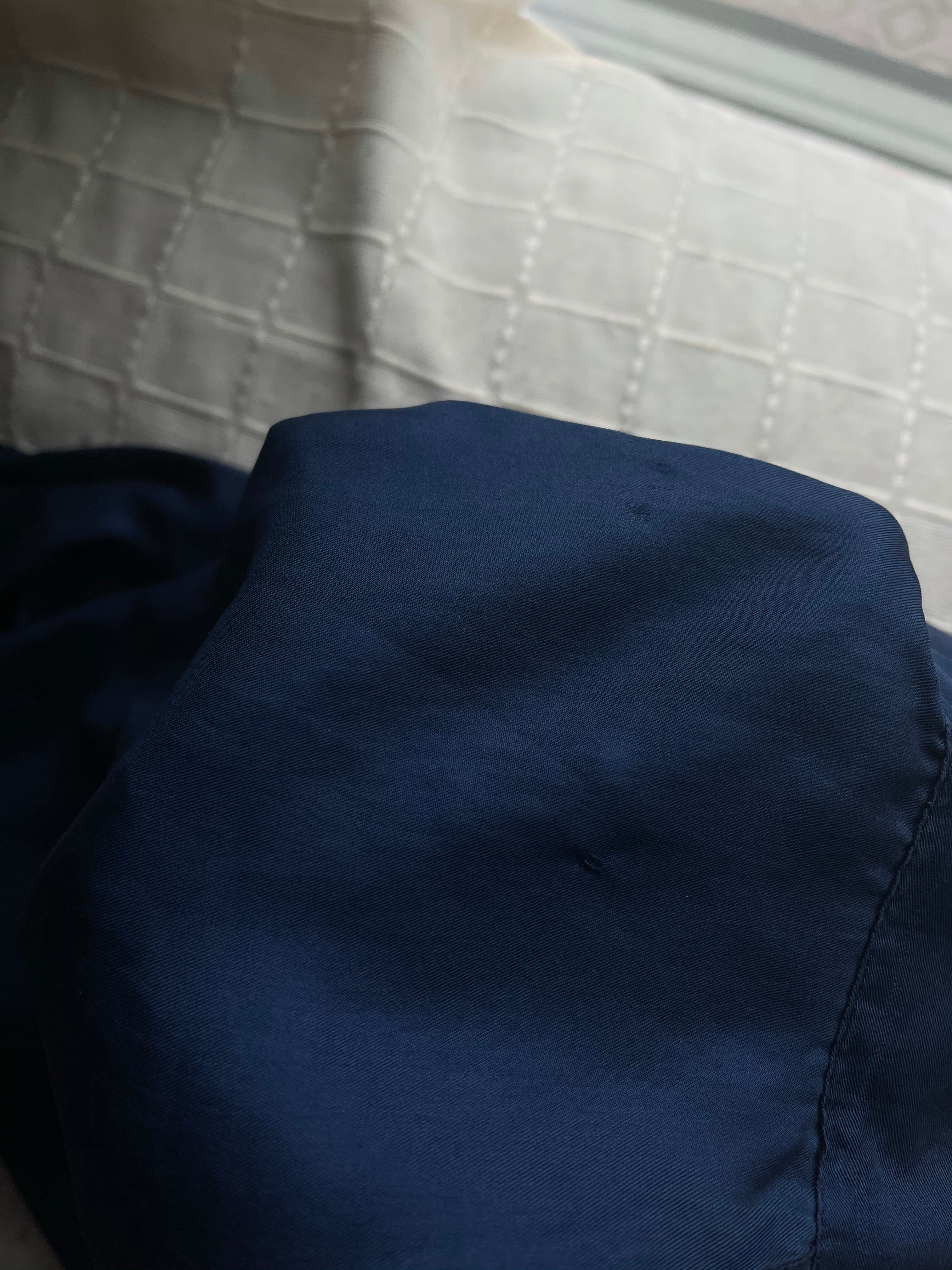 Camicia seta blu *
