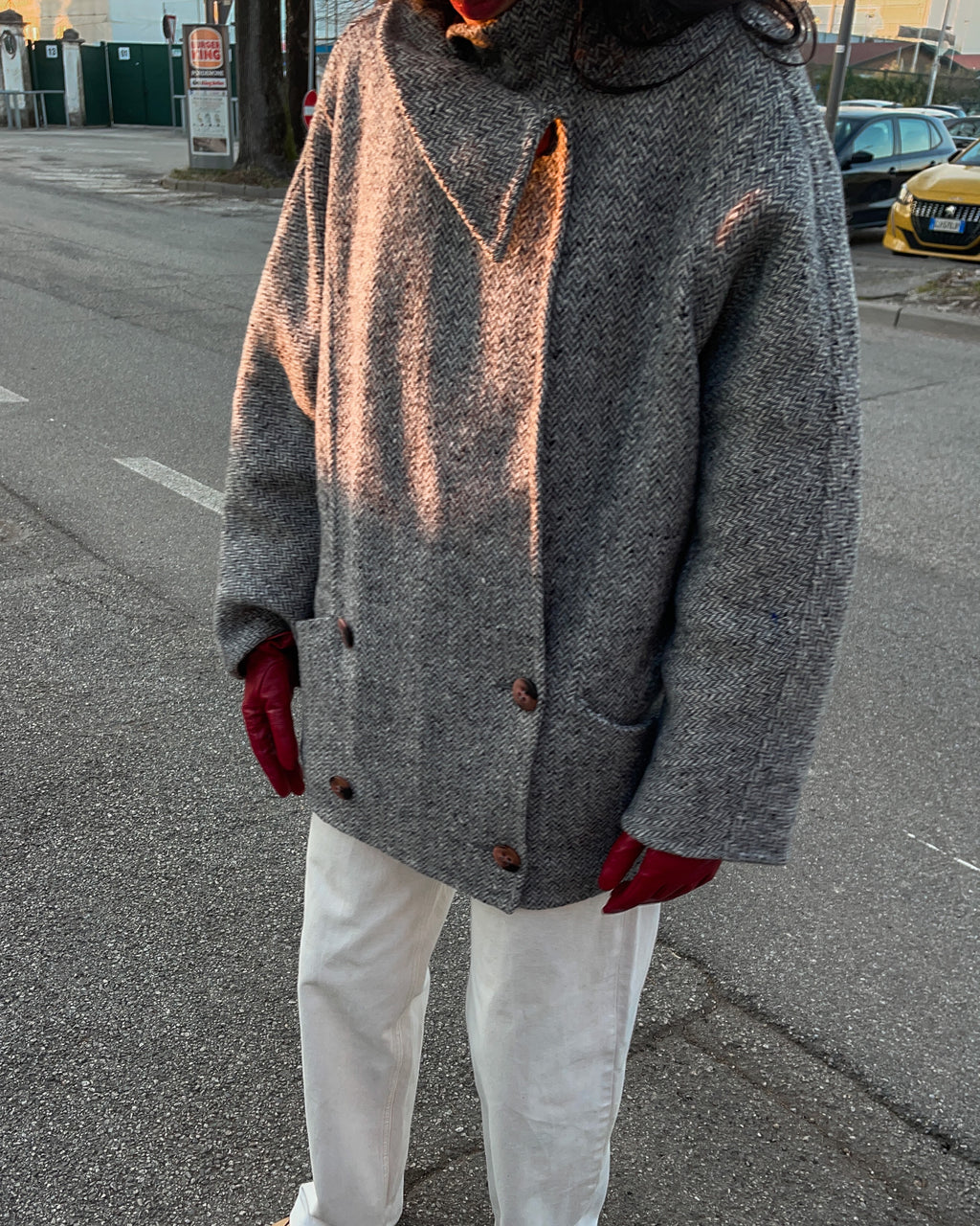 Grey sale e pepe caban
