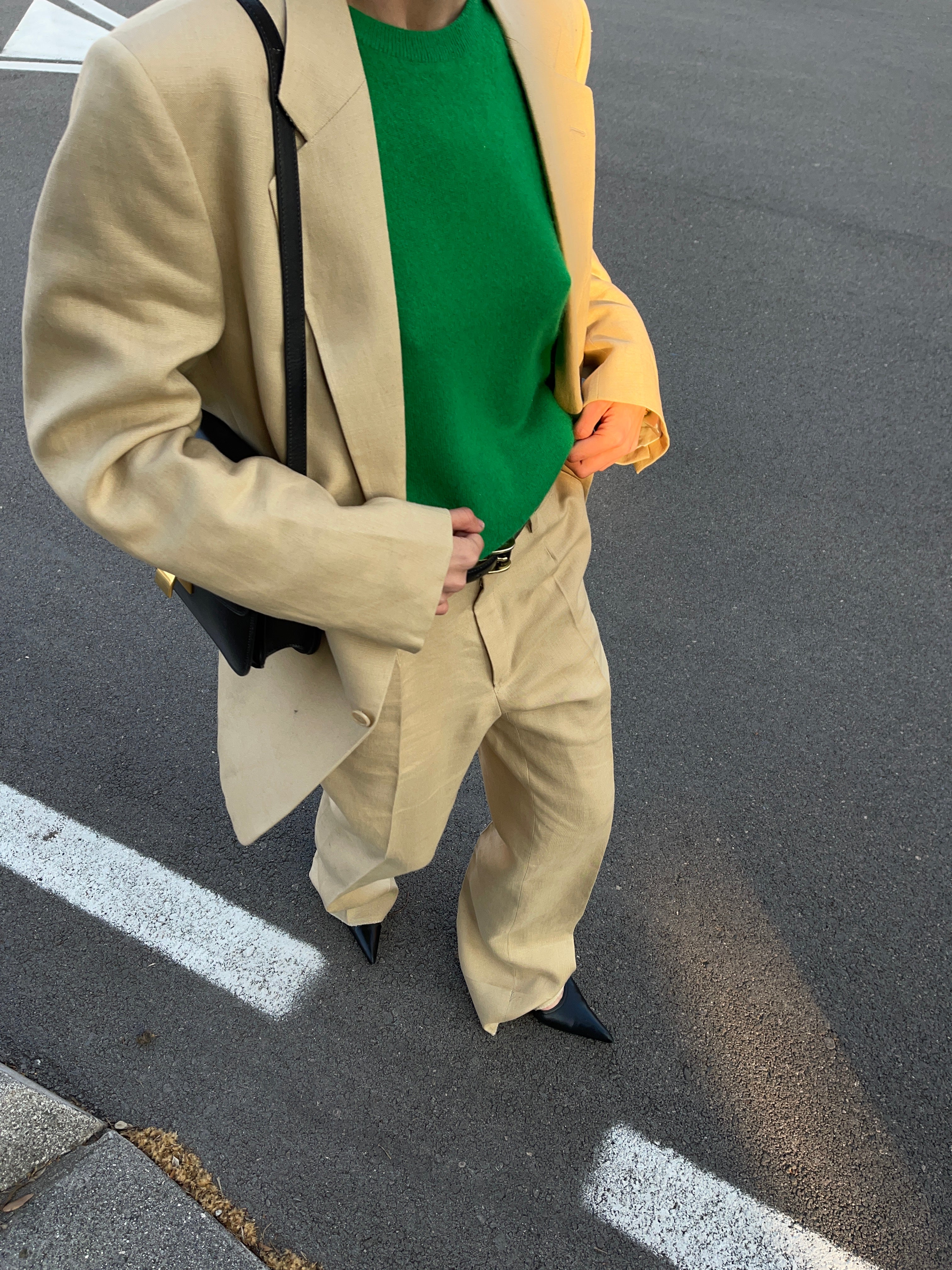 Linen suit
