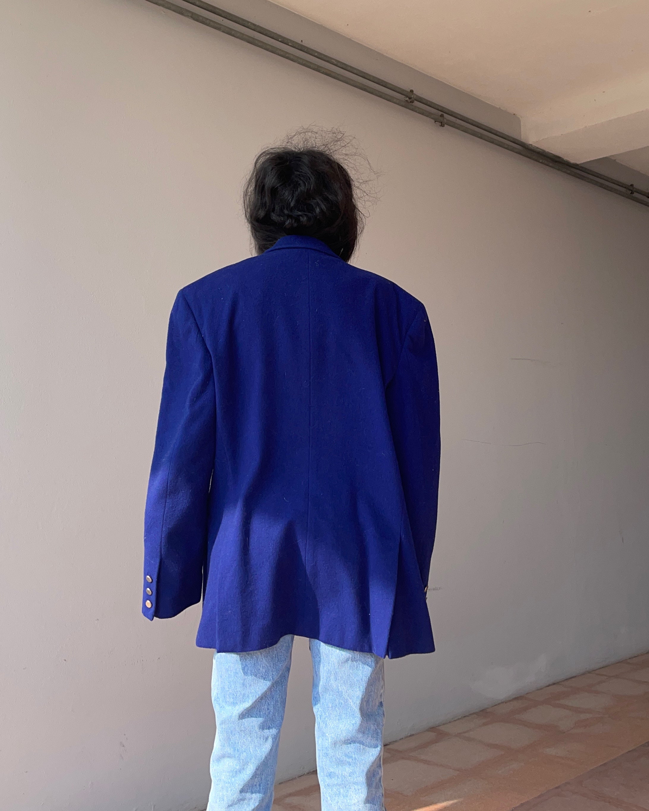 electric blue blazer