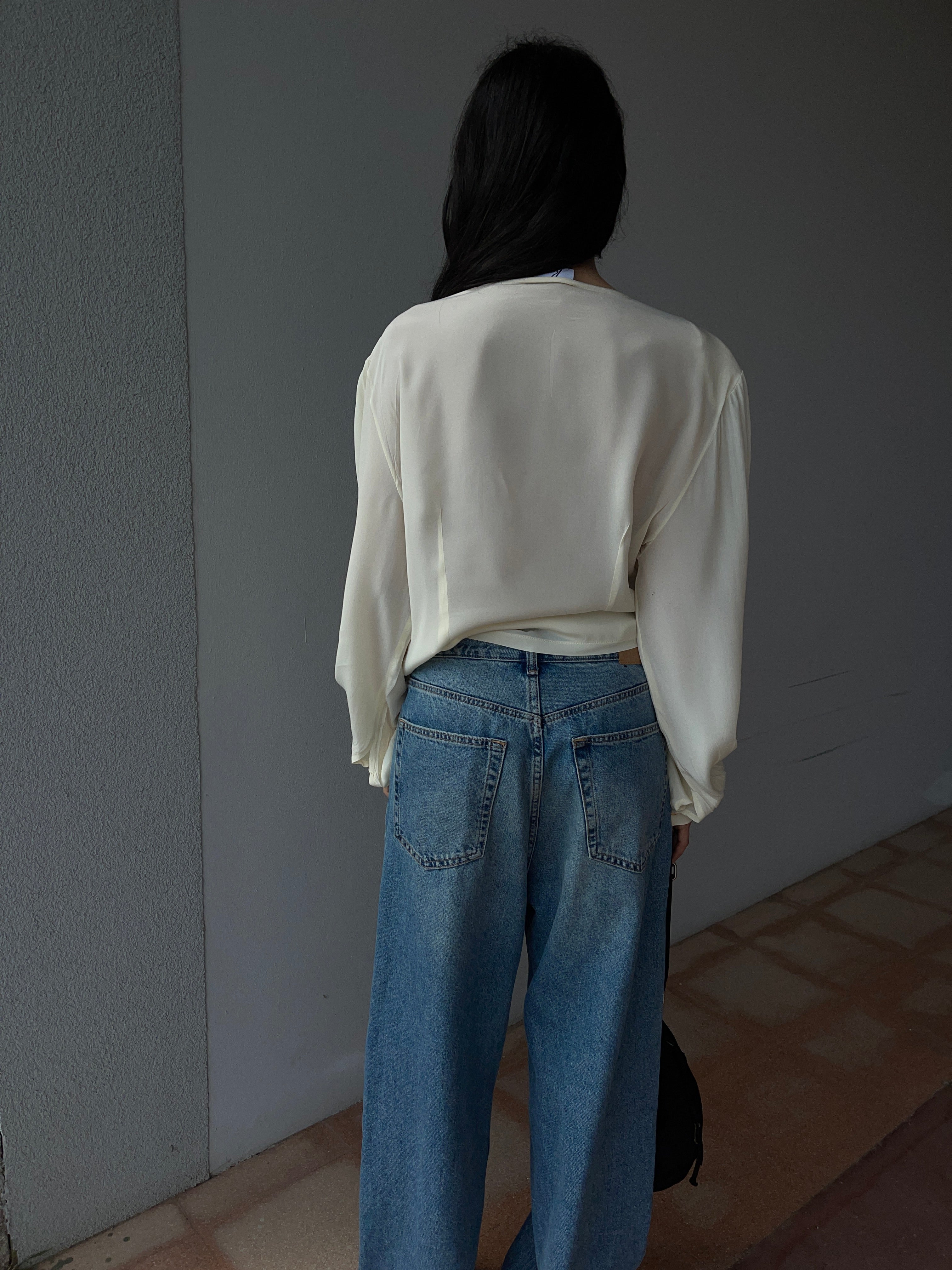 100 silk wrap shirt