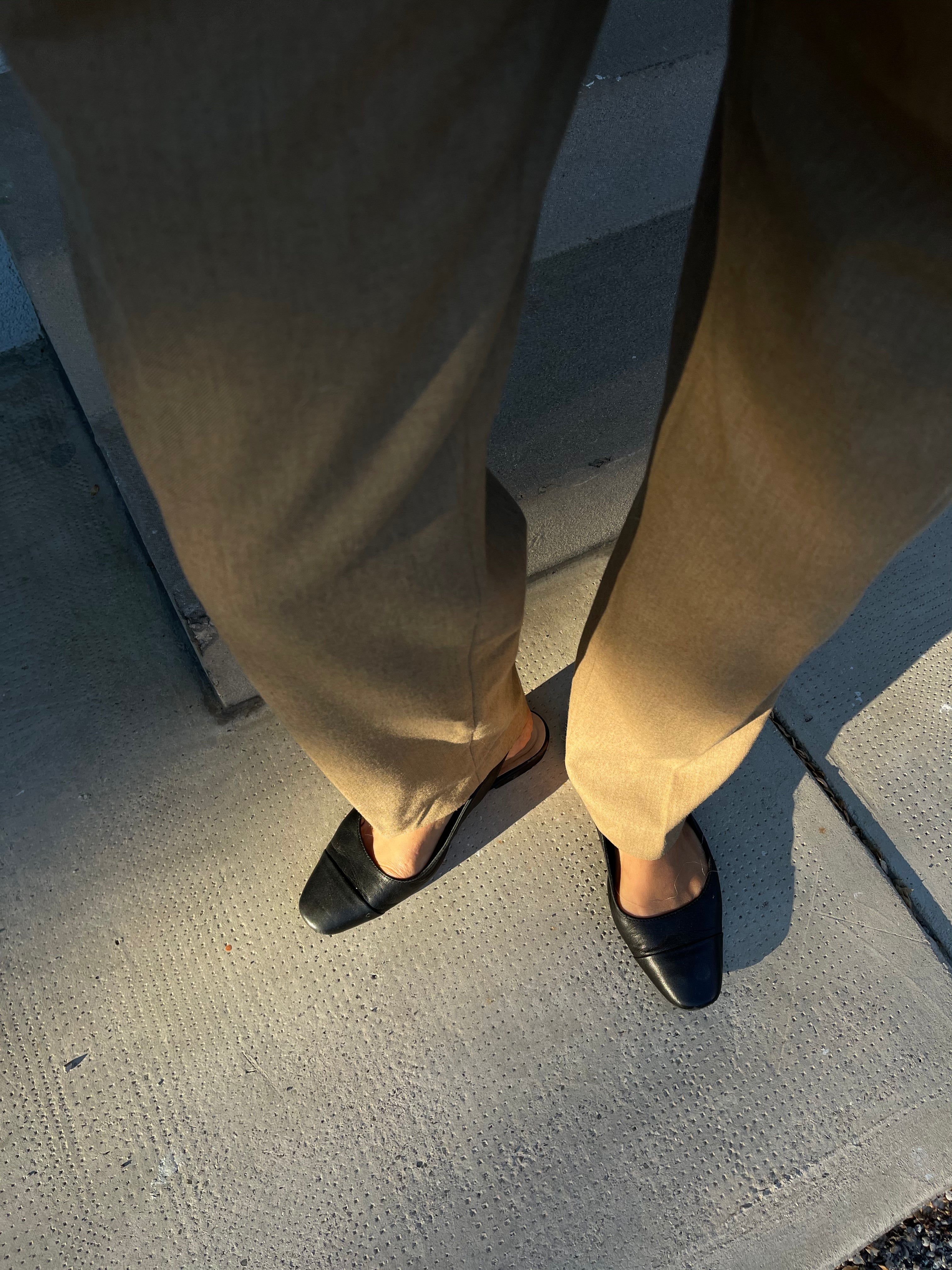 Camel trousers